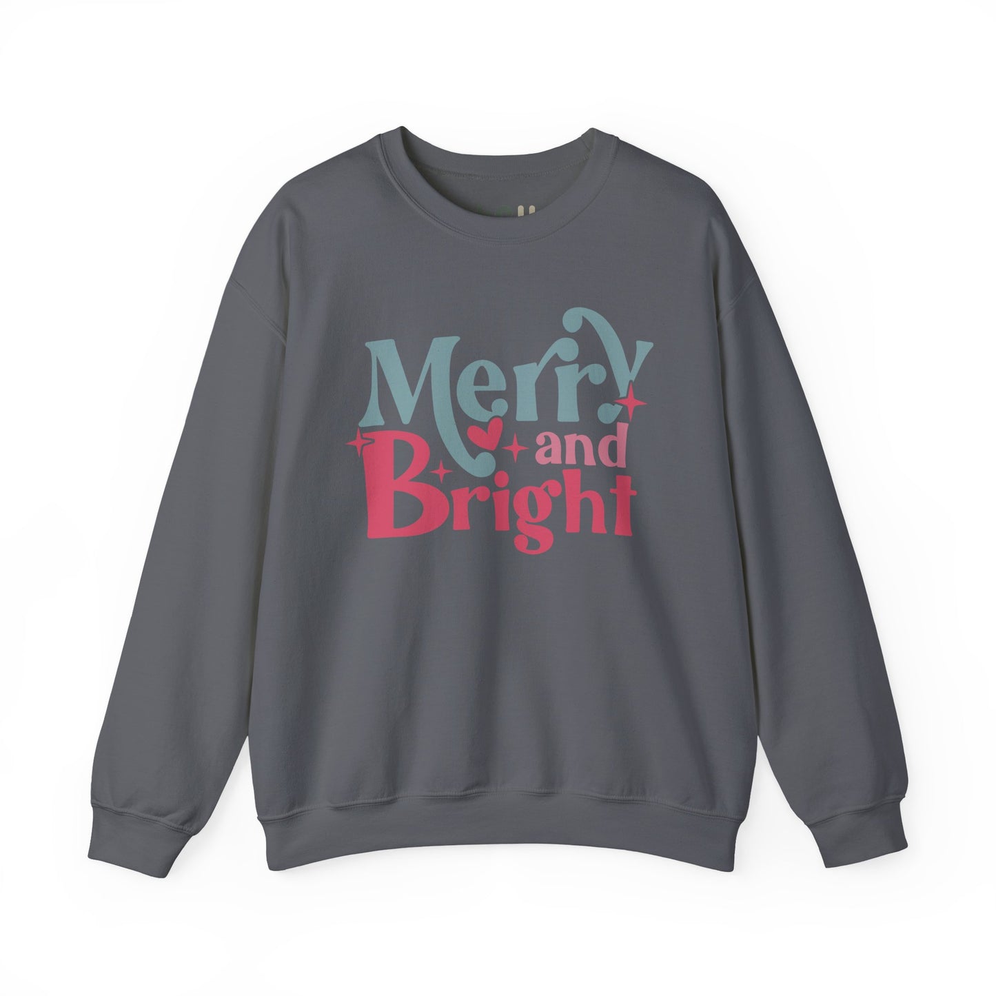 "Merry & Bright" - Crewneck Sweatshirt