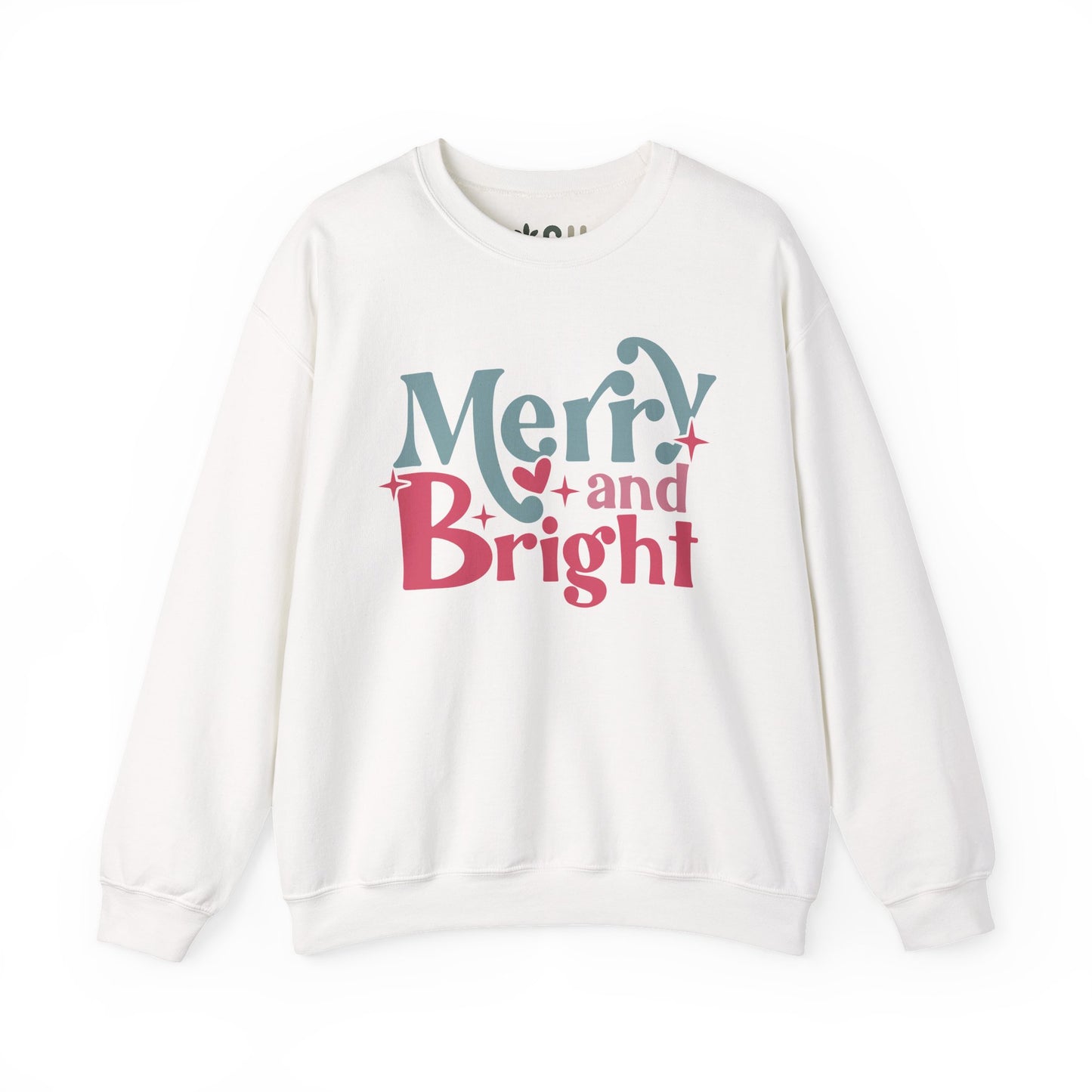 "Merry & Bright" - Crewneck Sweatshirt