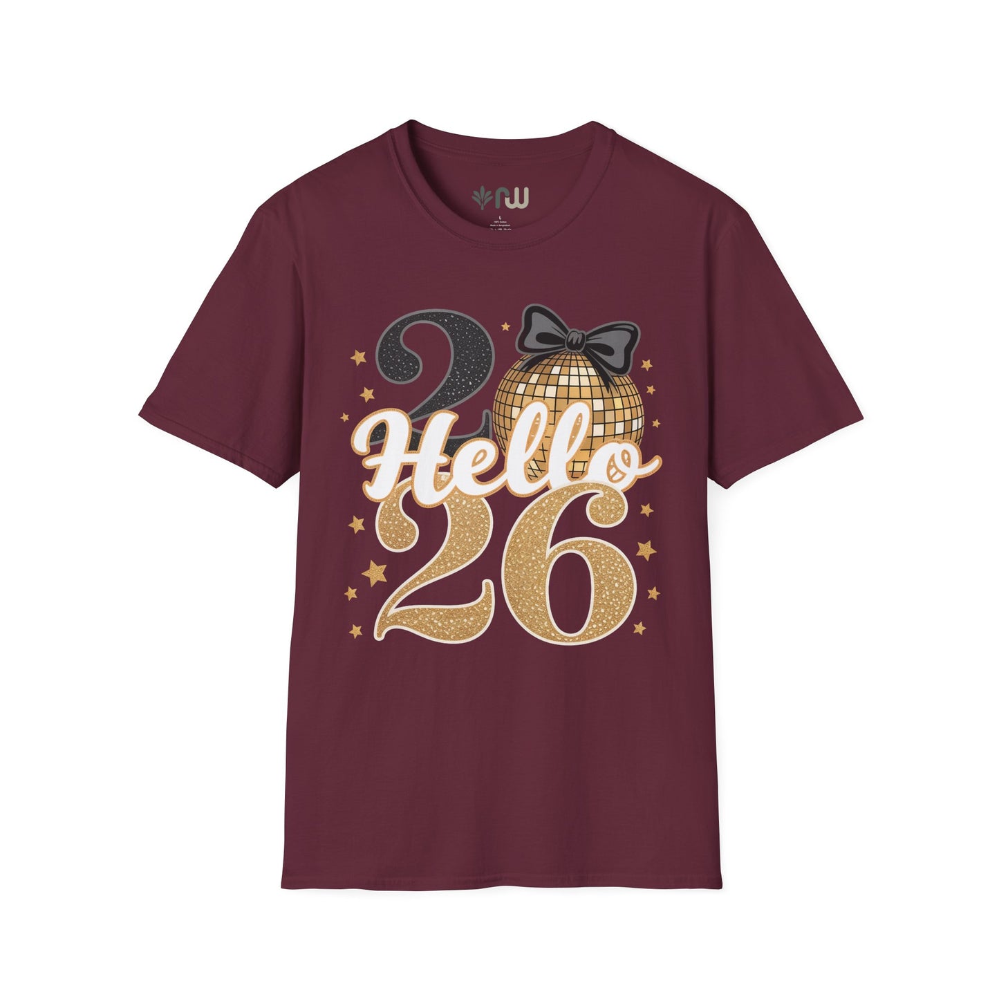 "Hello 2026" - Softstyle T-Shirt