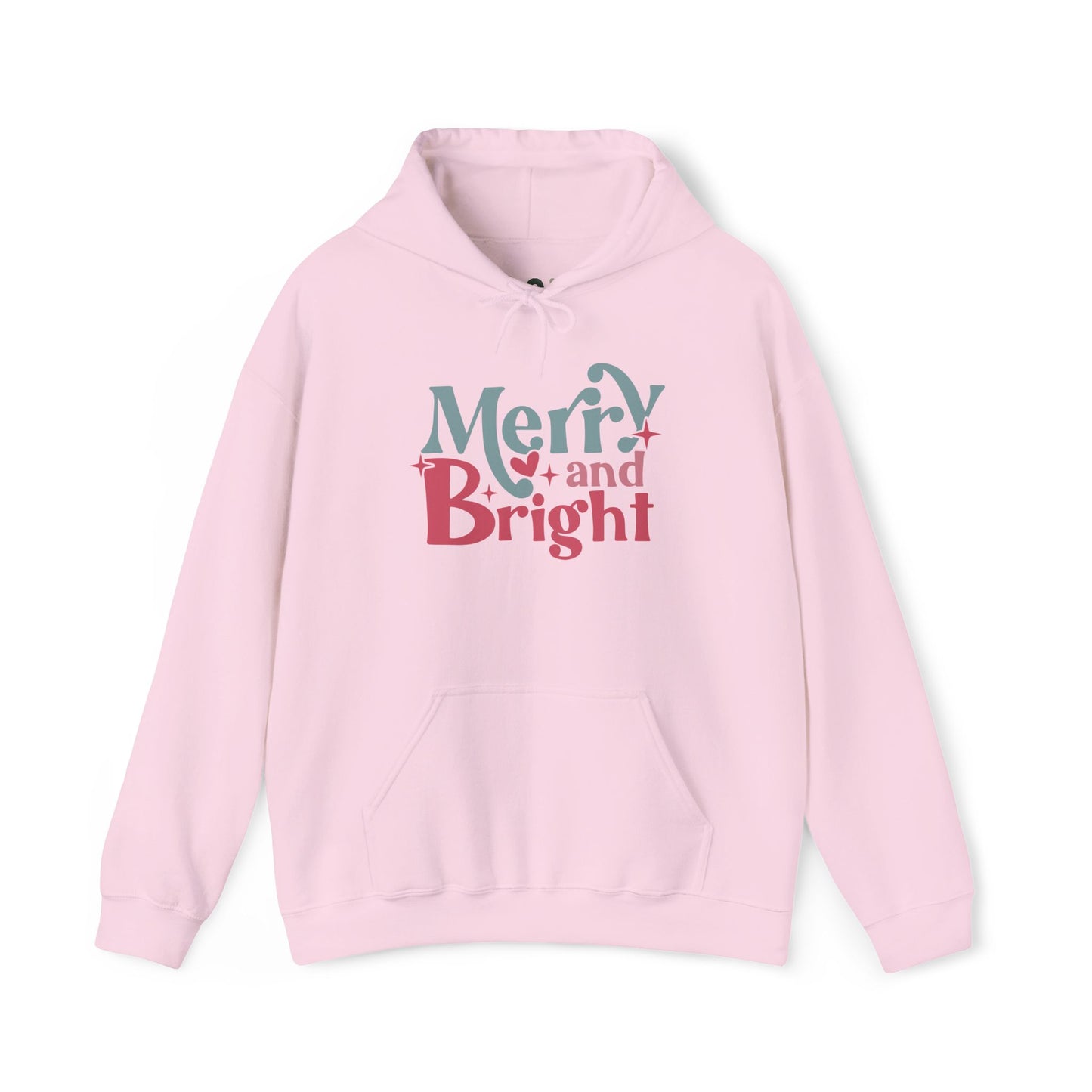 "Merry & Bright?" Hooded Sweatshirt
