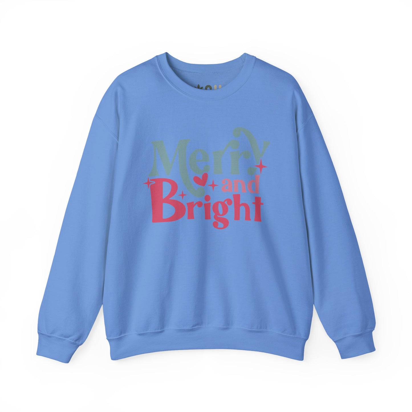 "Merry & Bright" - Crewneck Sweatshirt