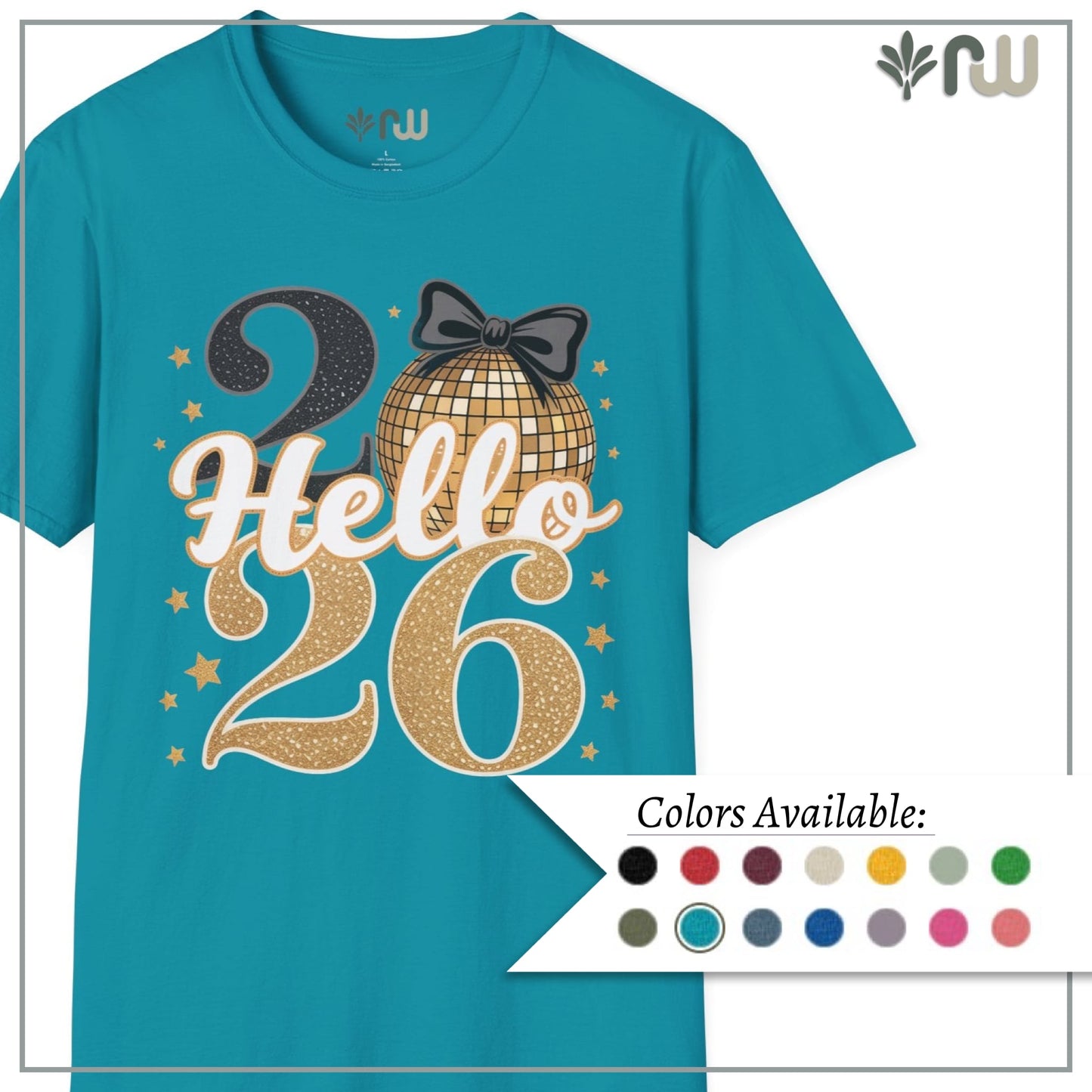 "Hello 2026" - Softstyle T-Shirt