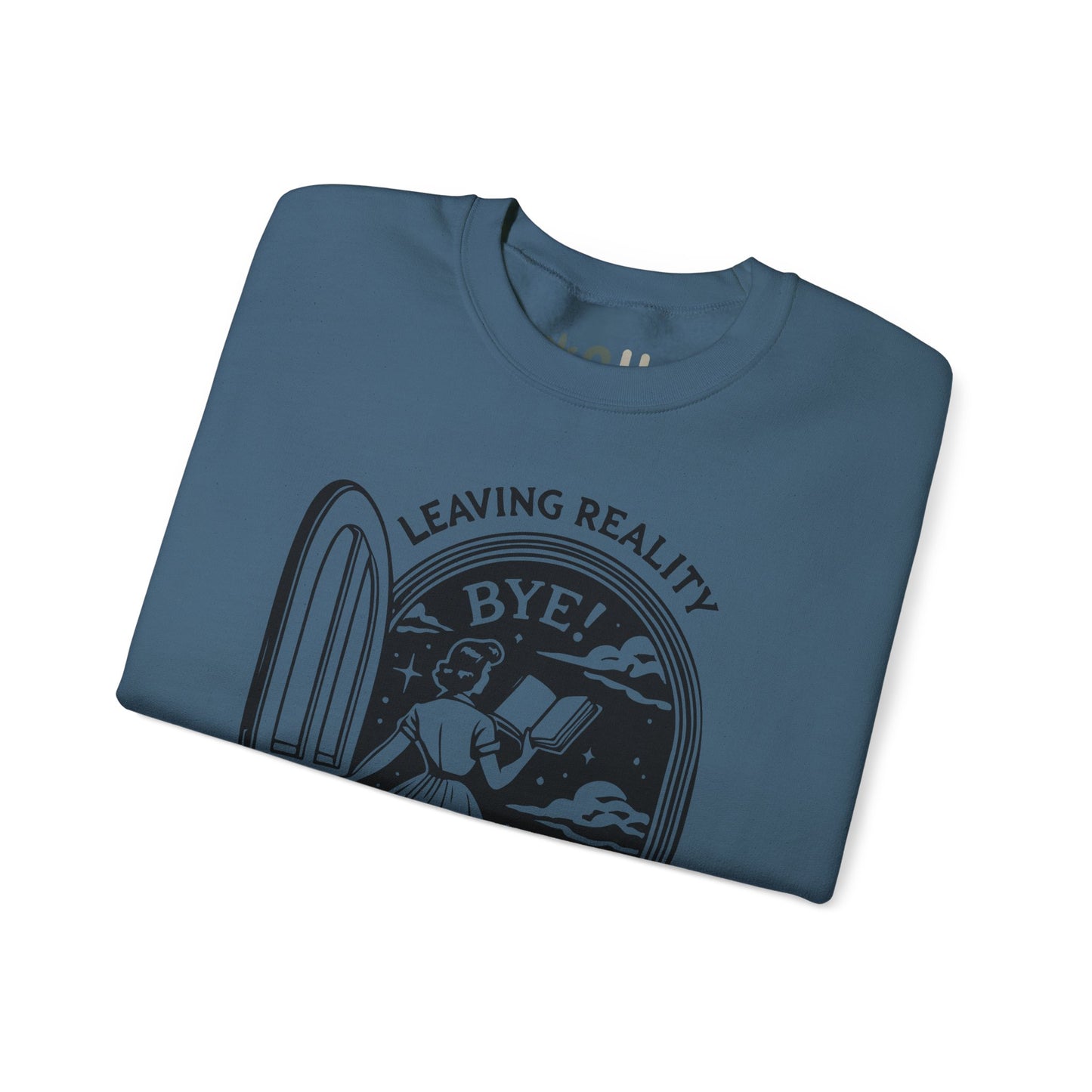 "Leaving Reality, Entering Fiction" Crewneck Sweatshirt