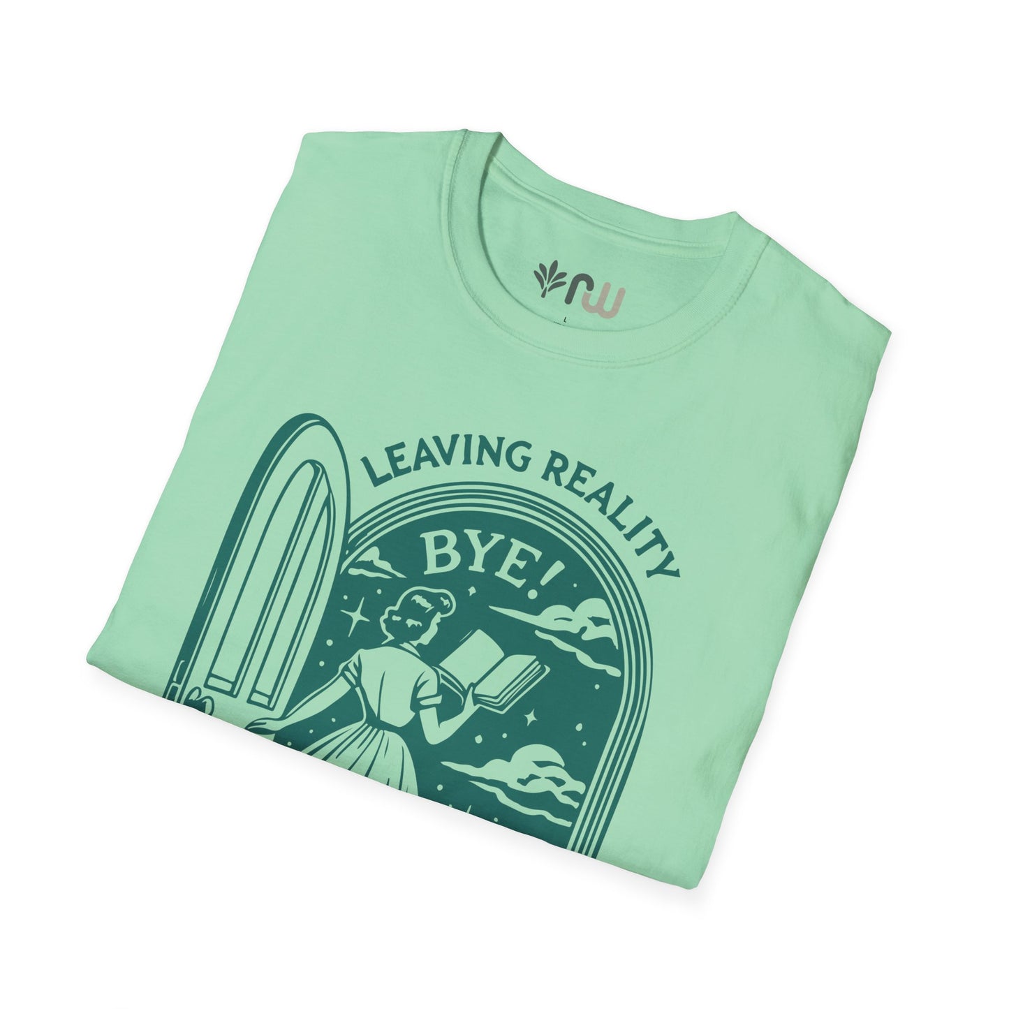 "Leaving Reality, Entering Fiction" Softstyle T-Shirt