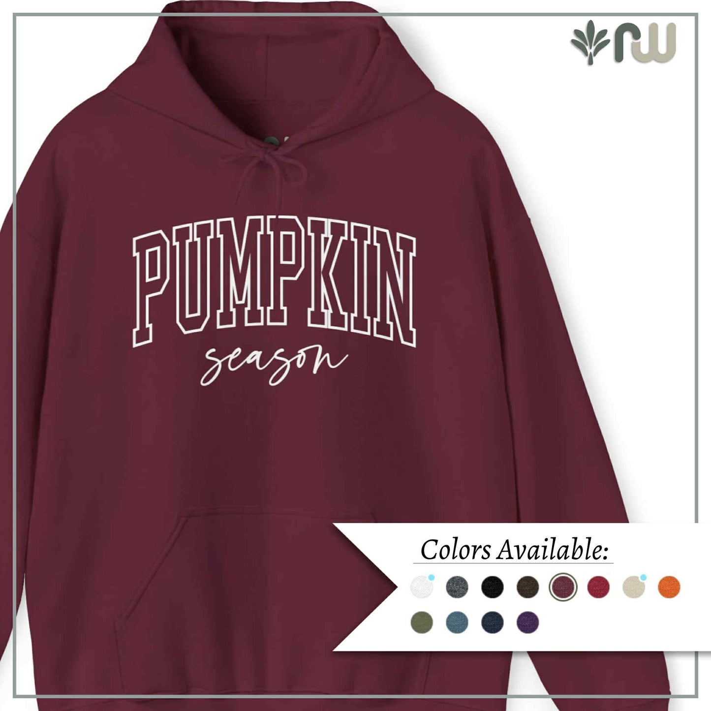 "Pumpkin Season" Hooded Sweatshirt