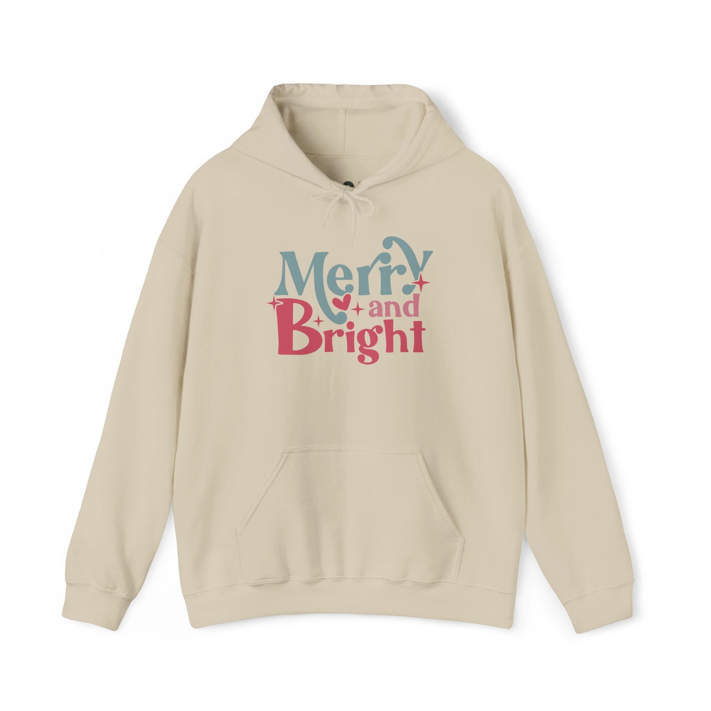 "Merry & Bright?" Hooded Sweatshirt