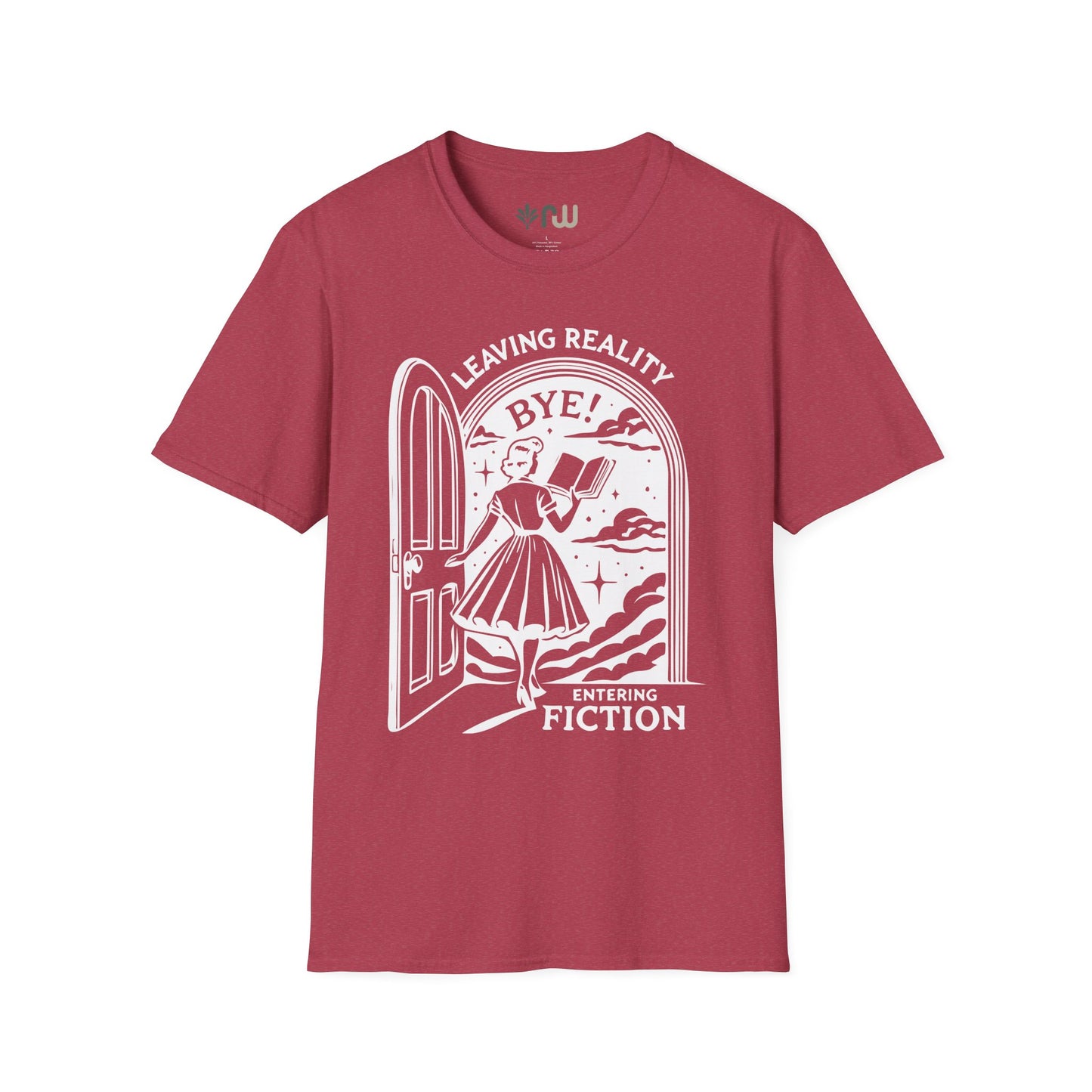 "Leaving Reality, Entering Fiction" Softstyle T-Shirt