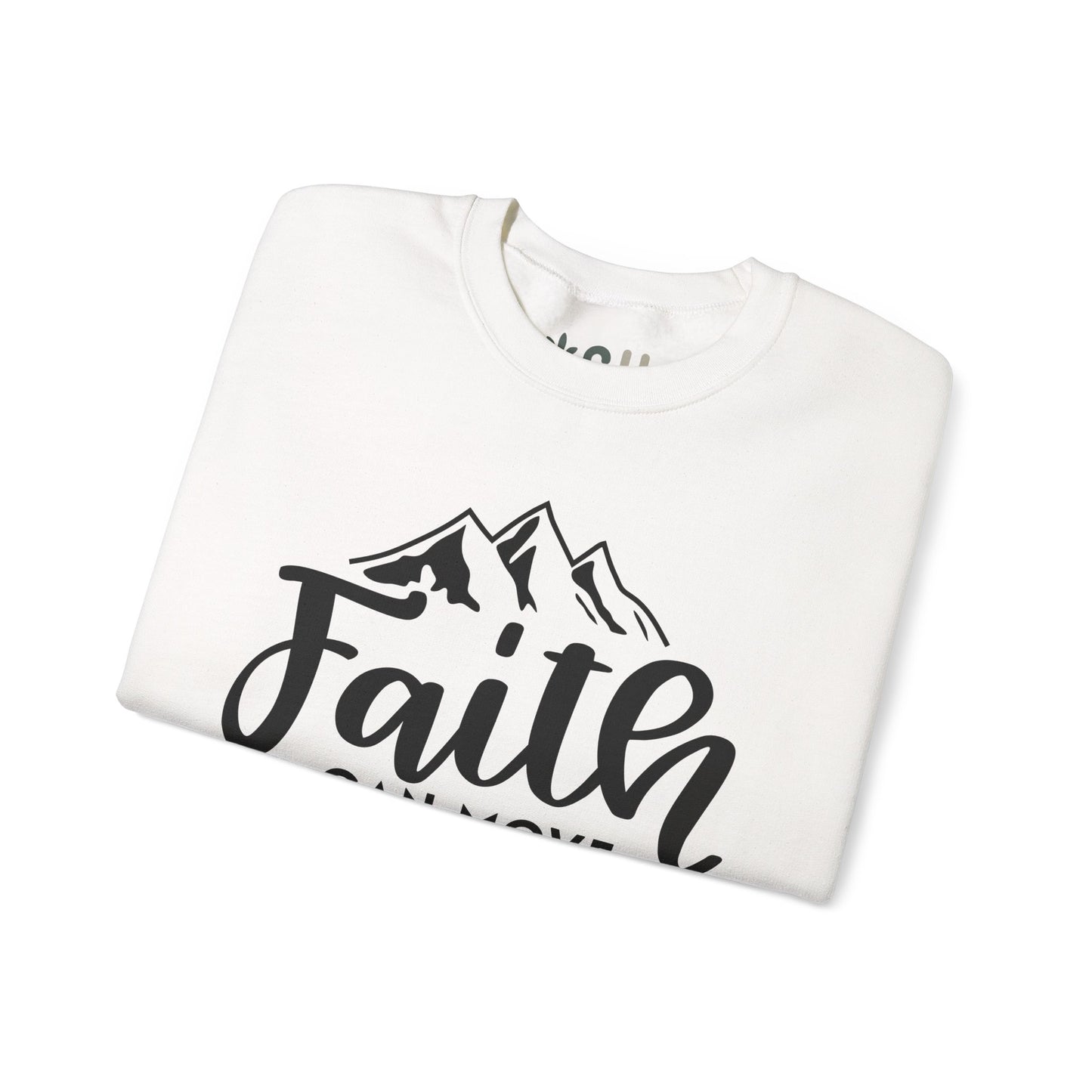 "Faith Can Move Mountains" Crewneck Sweatshirt
