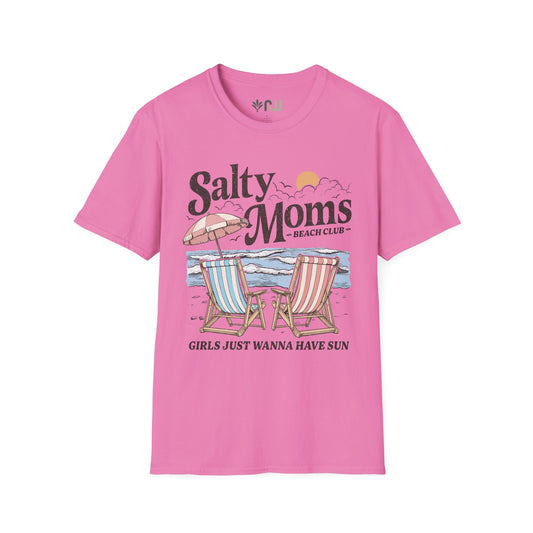 "Salty Moms Beach Club" Softstyle T-Shirt