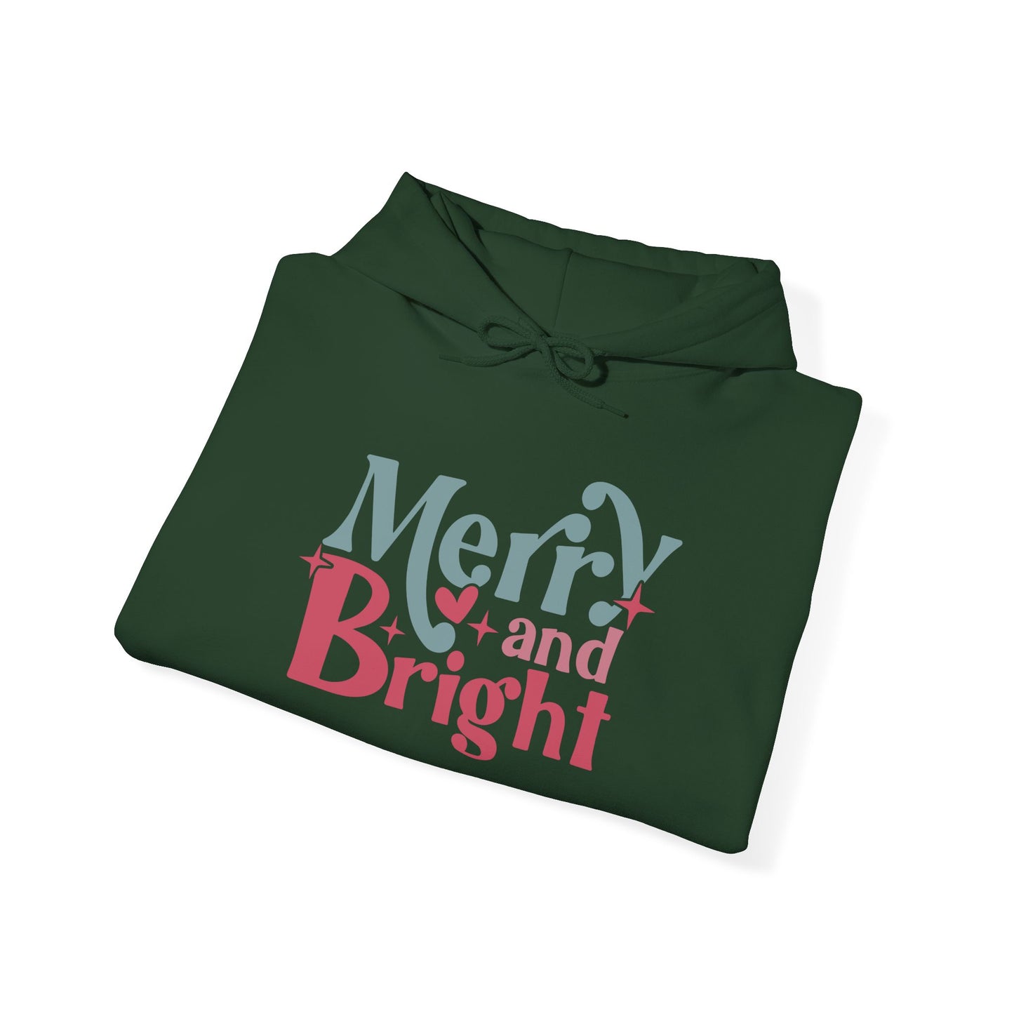 "Merry & Bright?" Hooded Sweatshirt