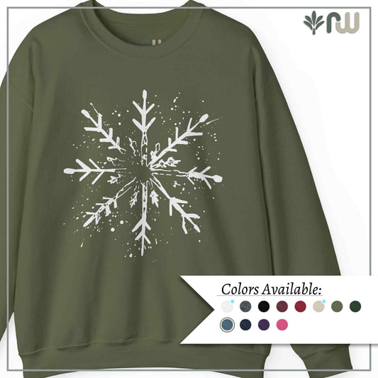 Snowflake Crewneck Sweatshirt