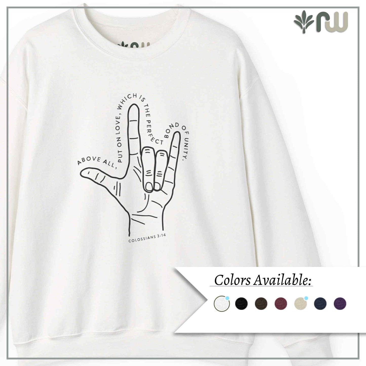 "ASL I Love you" - Crewneck Sweatshirt