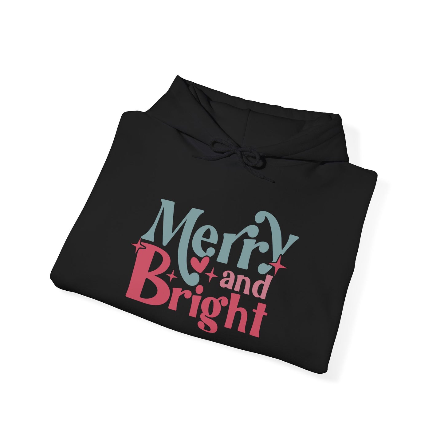 "Merry & Bright?" Hooded Sweatshirt
