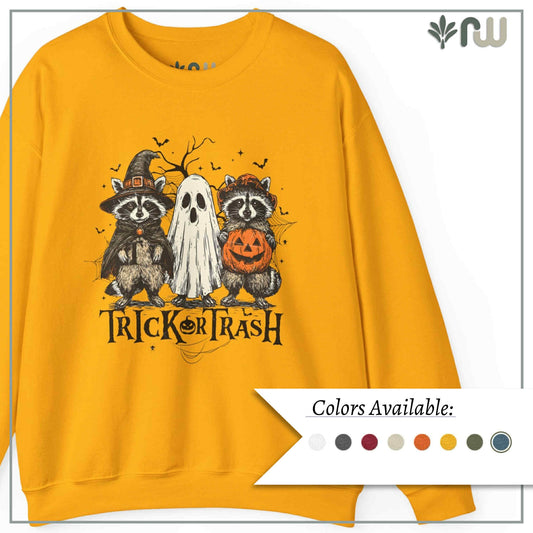 "Trick or Trash" - Crewneck Sweatshirt