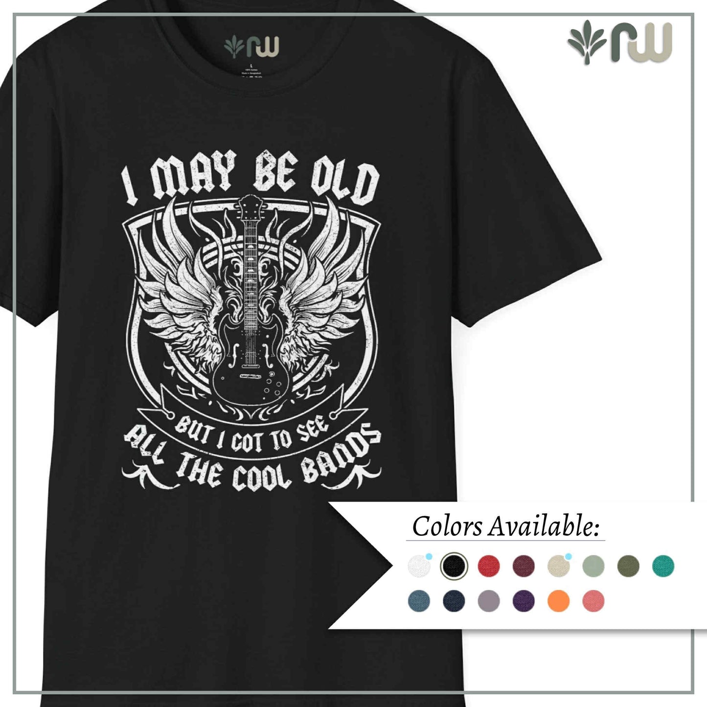 "I Got to See All the Cool Bands" Softstyle T-Shirt