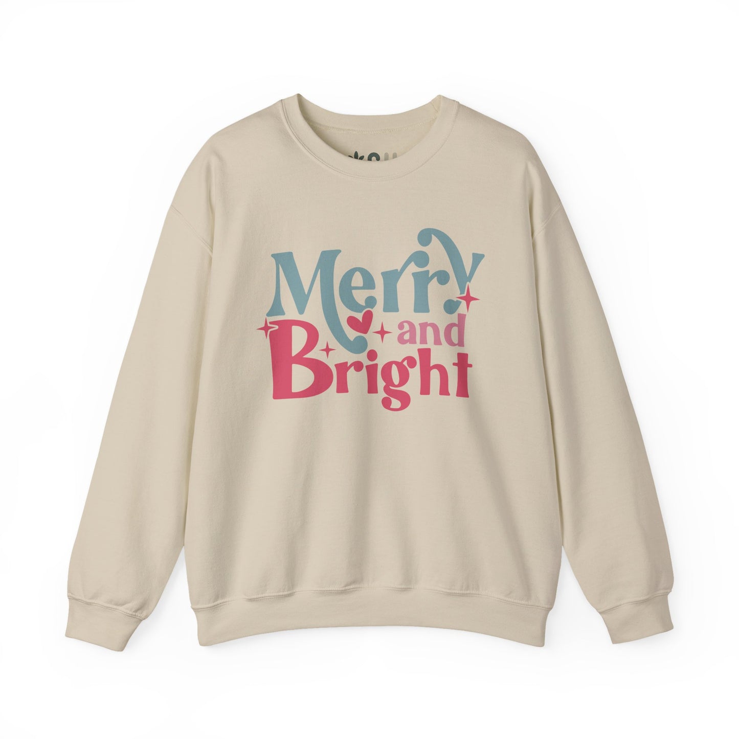 "Merry & Bright" - Crewneck Sweatshirt