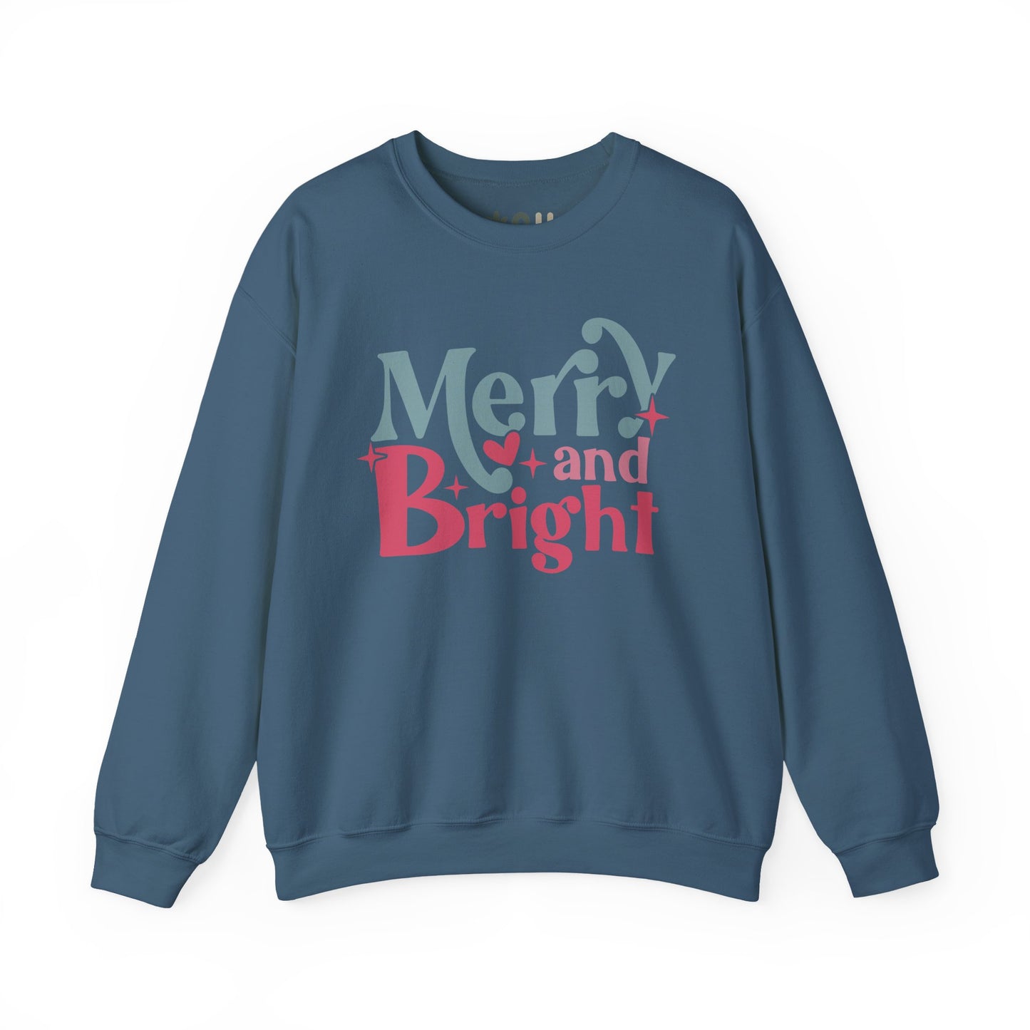"Merry & Bright" - Crewneck Sweatshirt