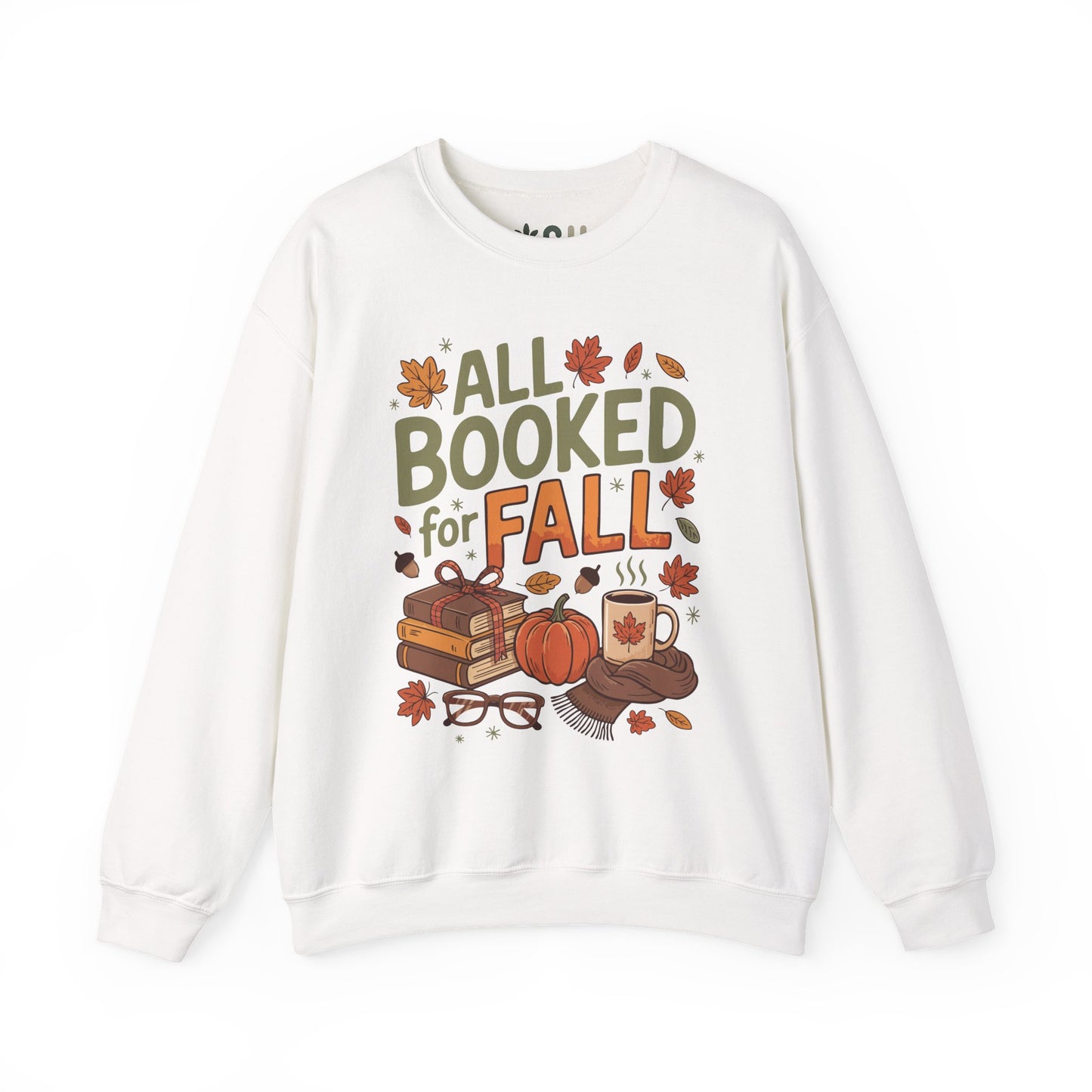 "All Booked for Fall" - Crewneck Sweatshirt