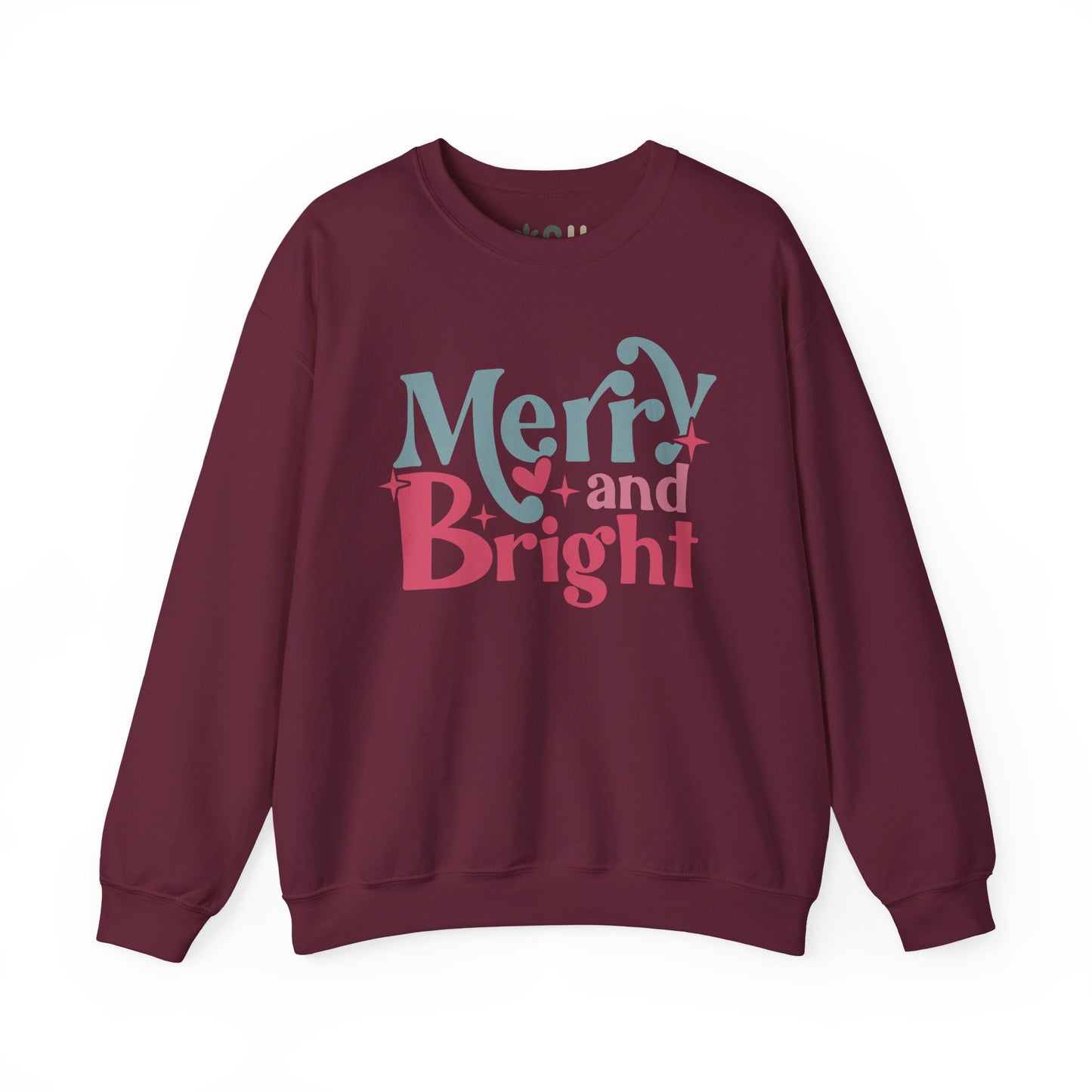 "Merry & Bright" - Crewneck Sweatshirt