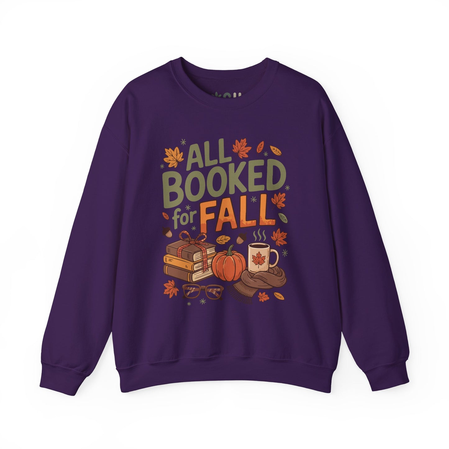"All Booked for Fall" - Crewneck Sweatshirt