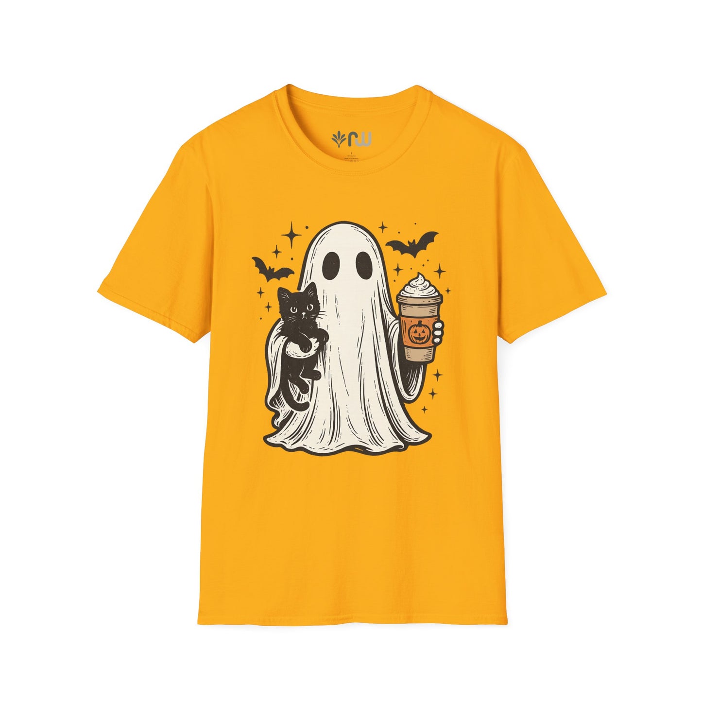 "Ghost and Cat" - Softstyle T-Shirt