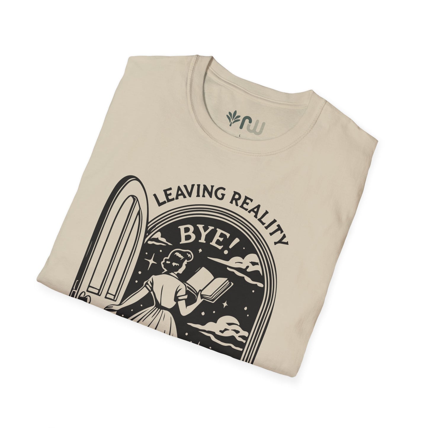 "Leaving Reality, Entering Fiction" Softstyle T-Shirt
