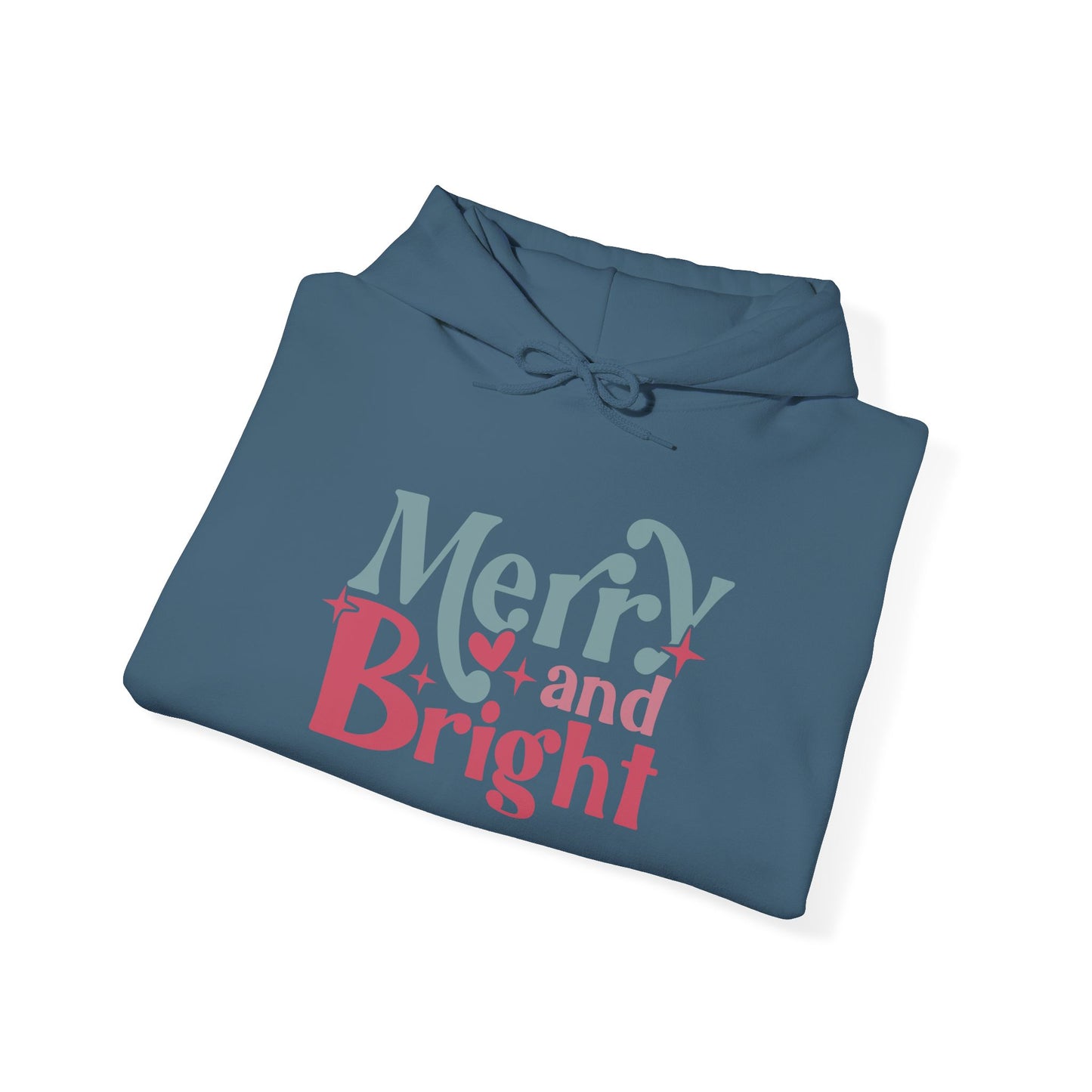 "Merry & Bright?" Hooded Sweatshirt
