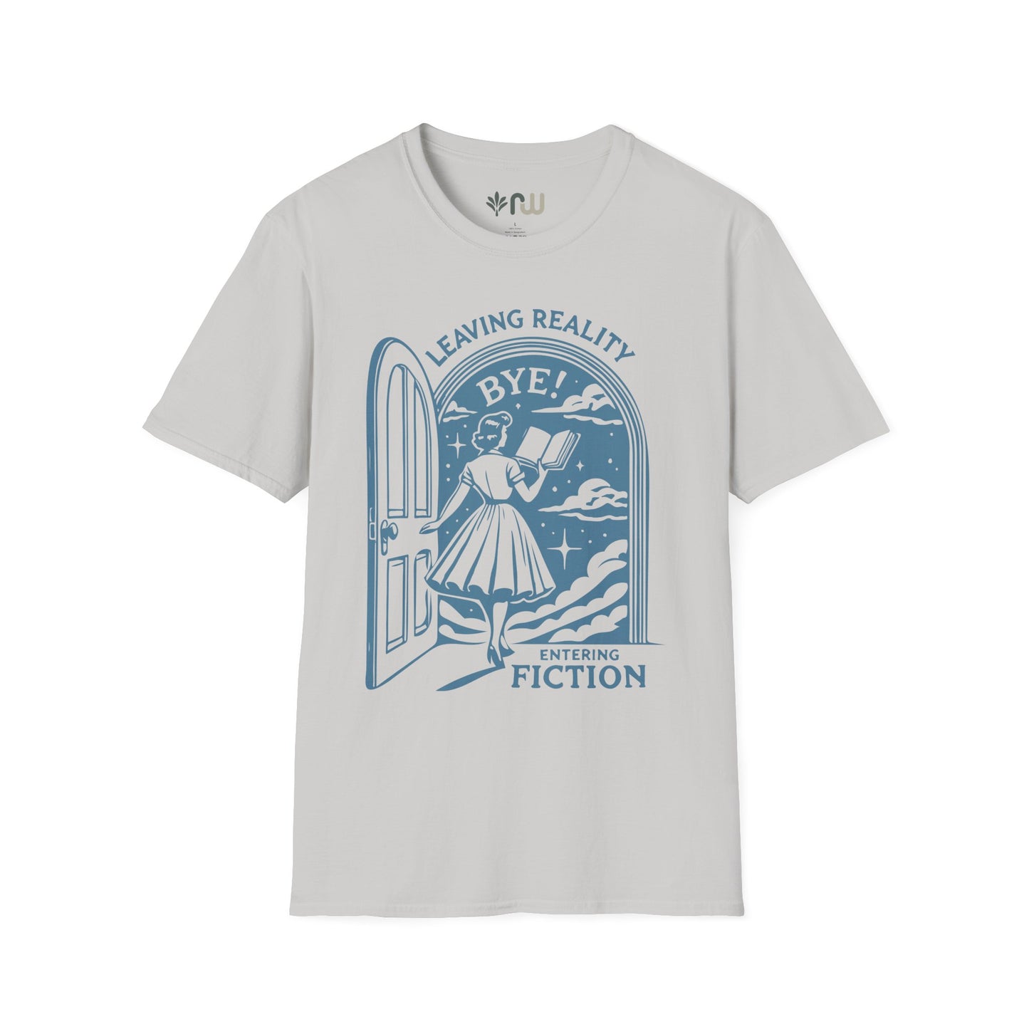 "Leaving Reality, Entering Fiction" Softstyle T-Shirt