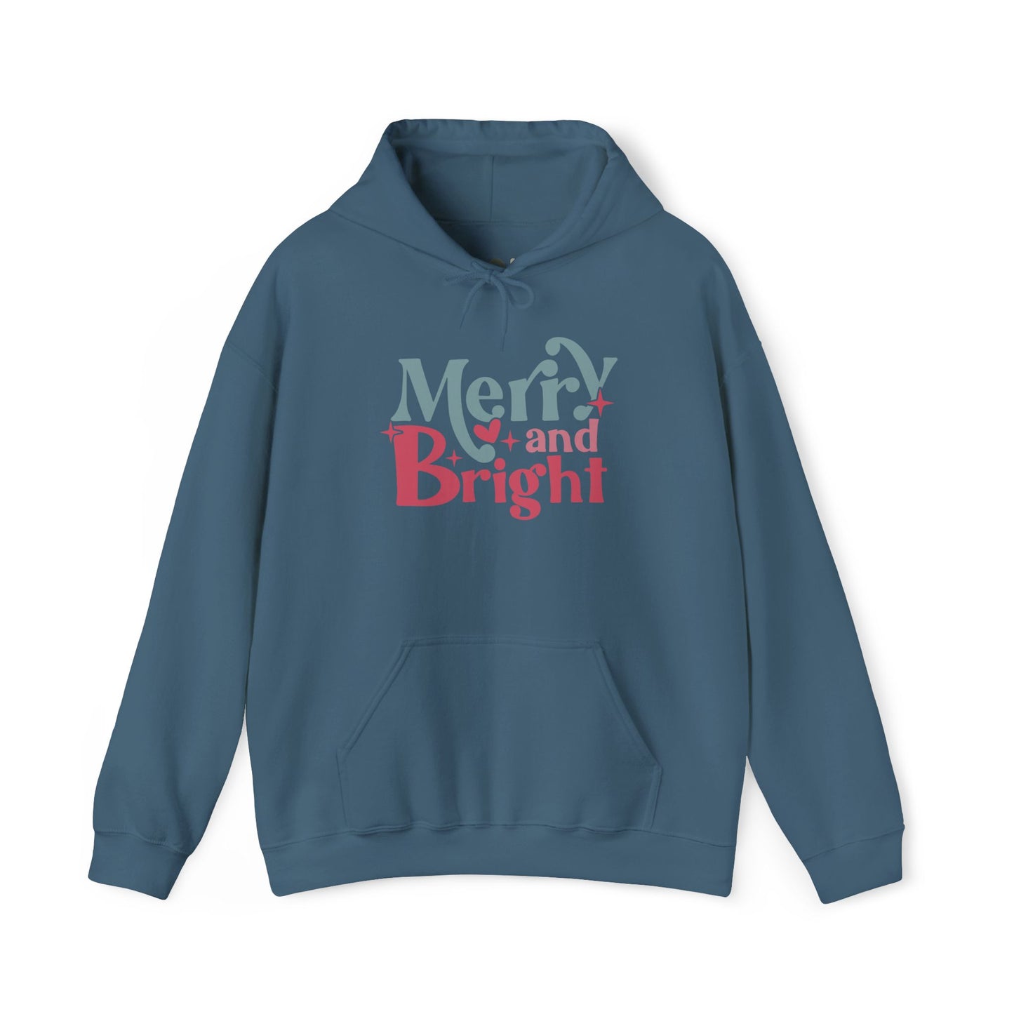"Merry & Bright?" Hooded Sweatshirt