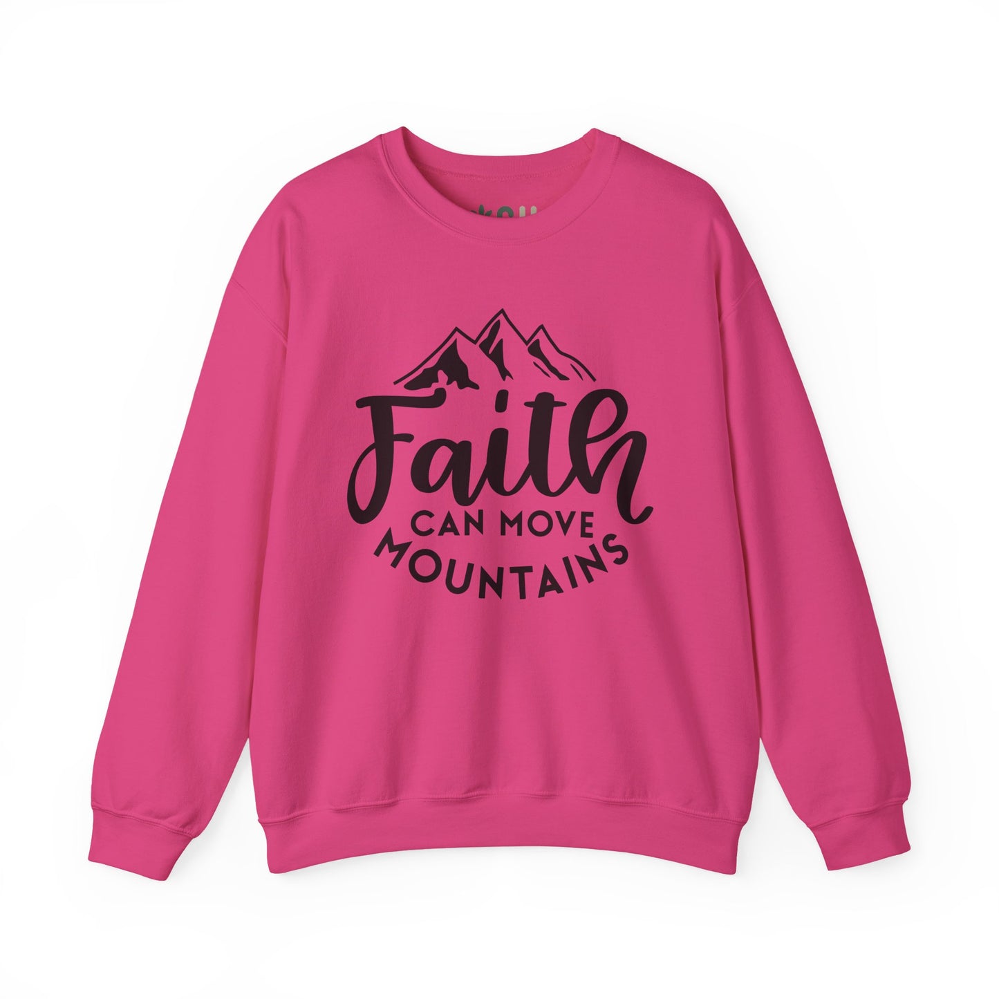 "Faith Can Move Mountains" Crewneck Sweatshirt