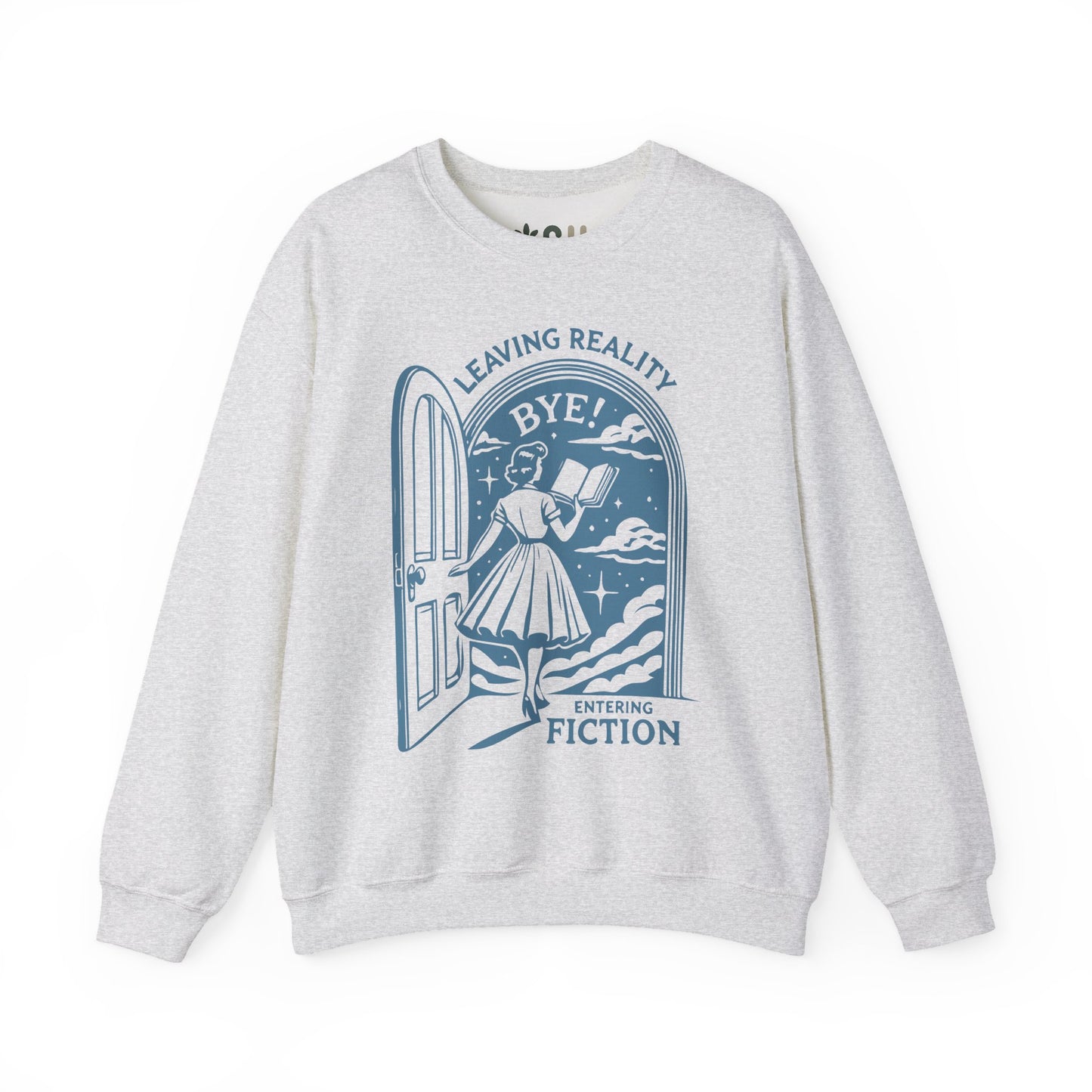 "Leaving Reality, Entering Fiction" Crewneck Sweatshirt