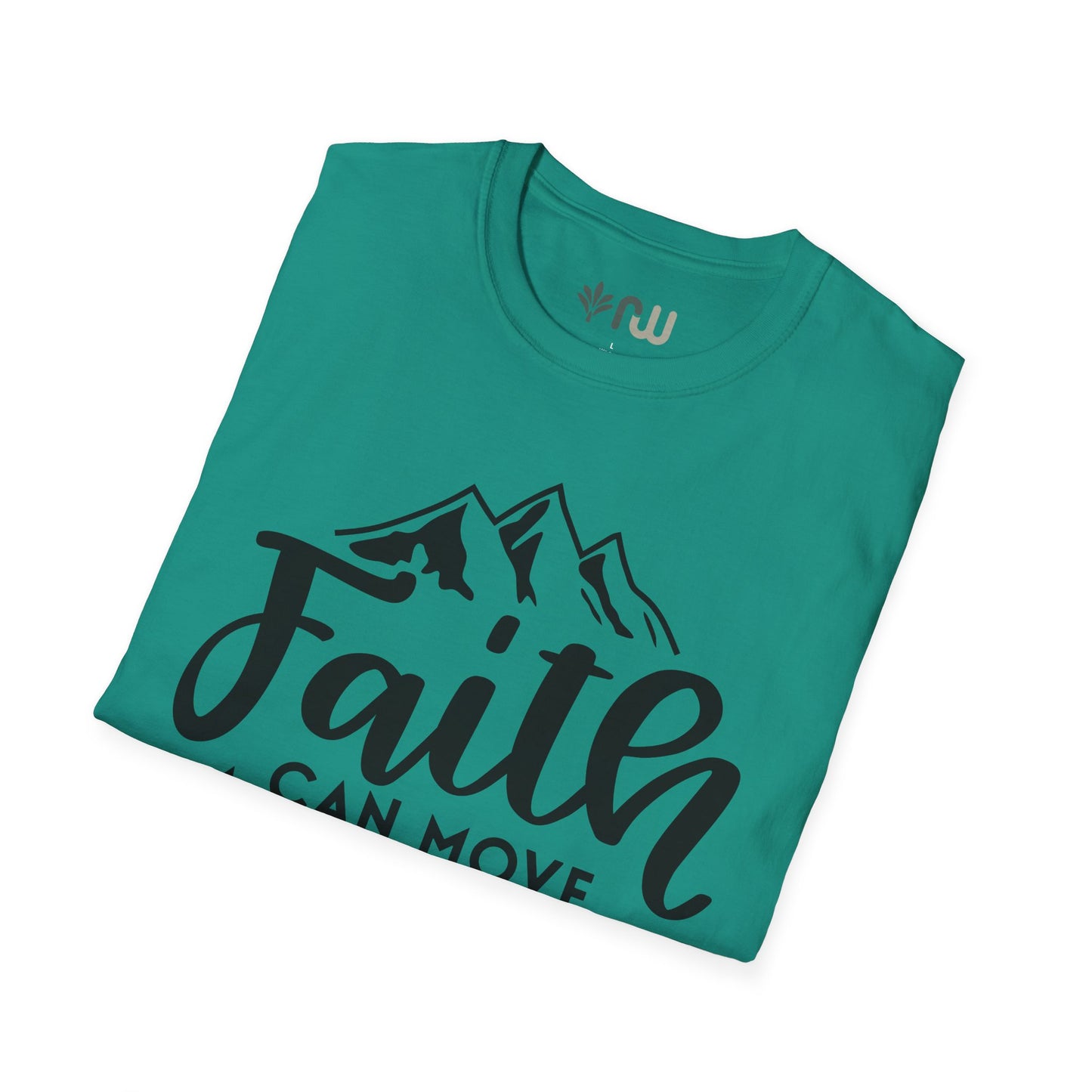 "Faith Can Move Mountains" Softstyle T-Shirt