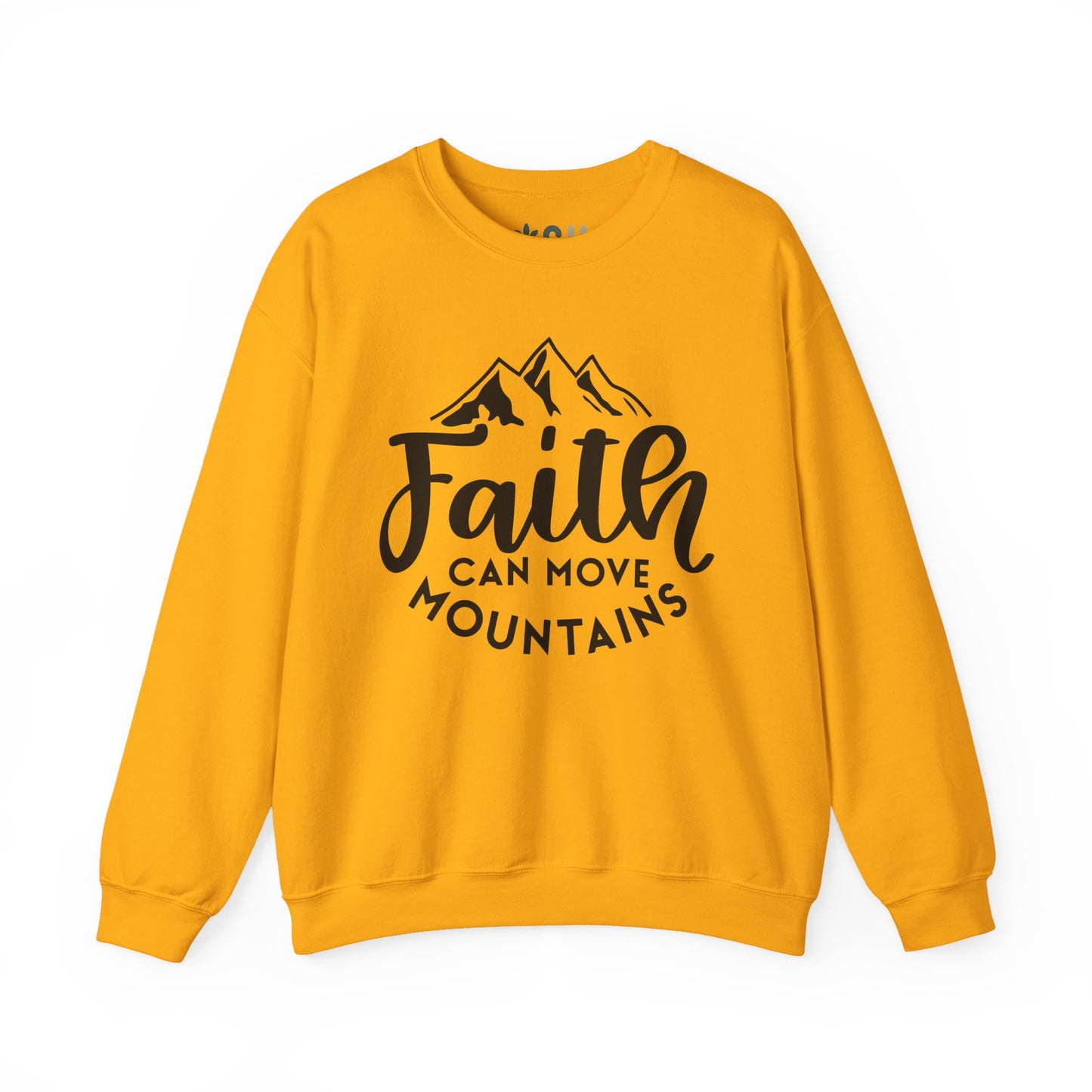 "Faith Can Move Mountains" Crewneck Sweatshirt