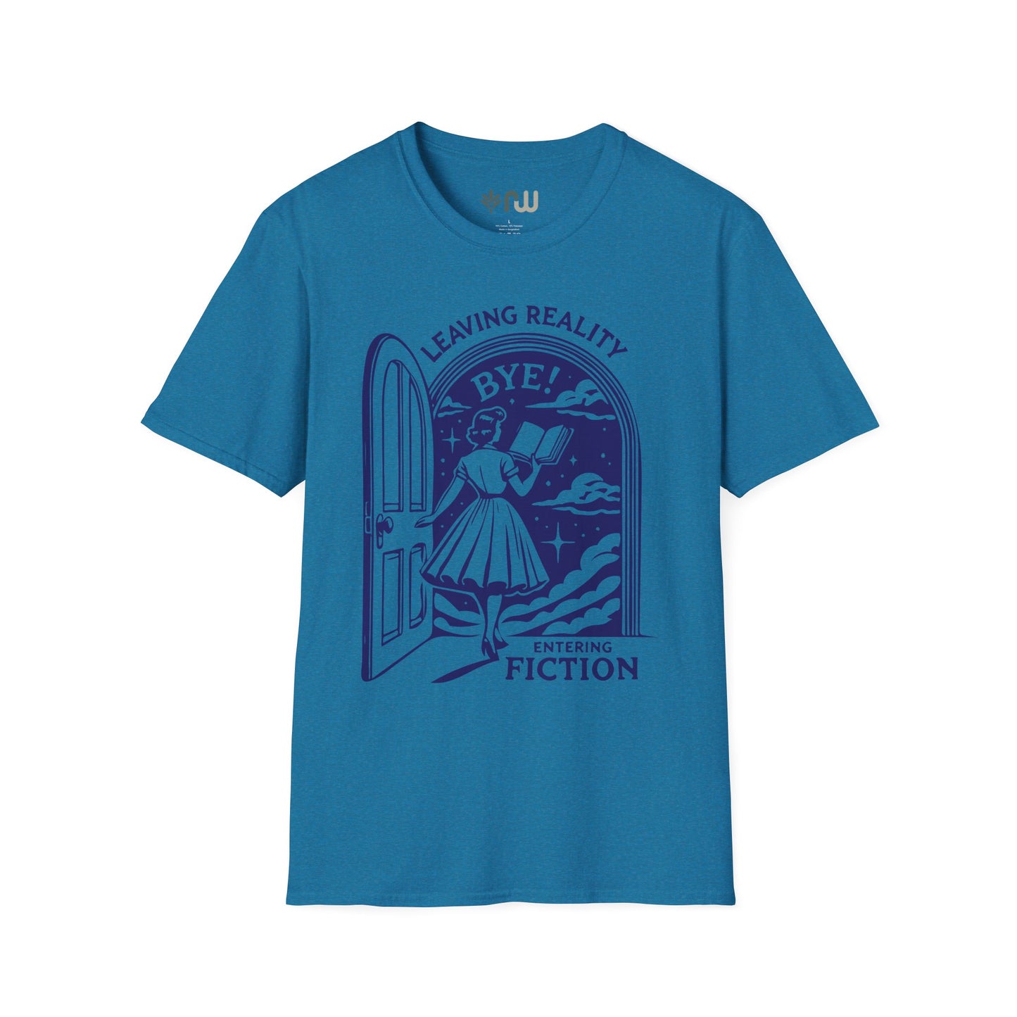 "Leaving Reality, Entering Fiction" Softstyle T-Shirt