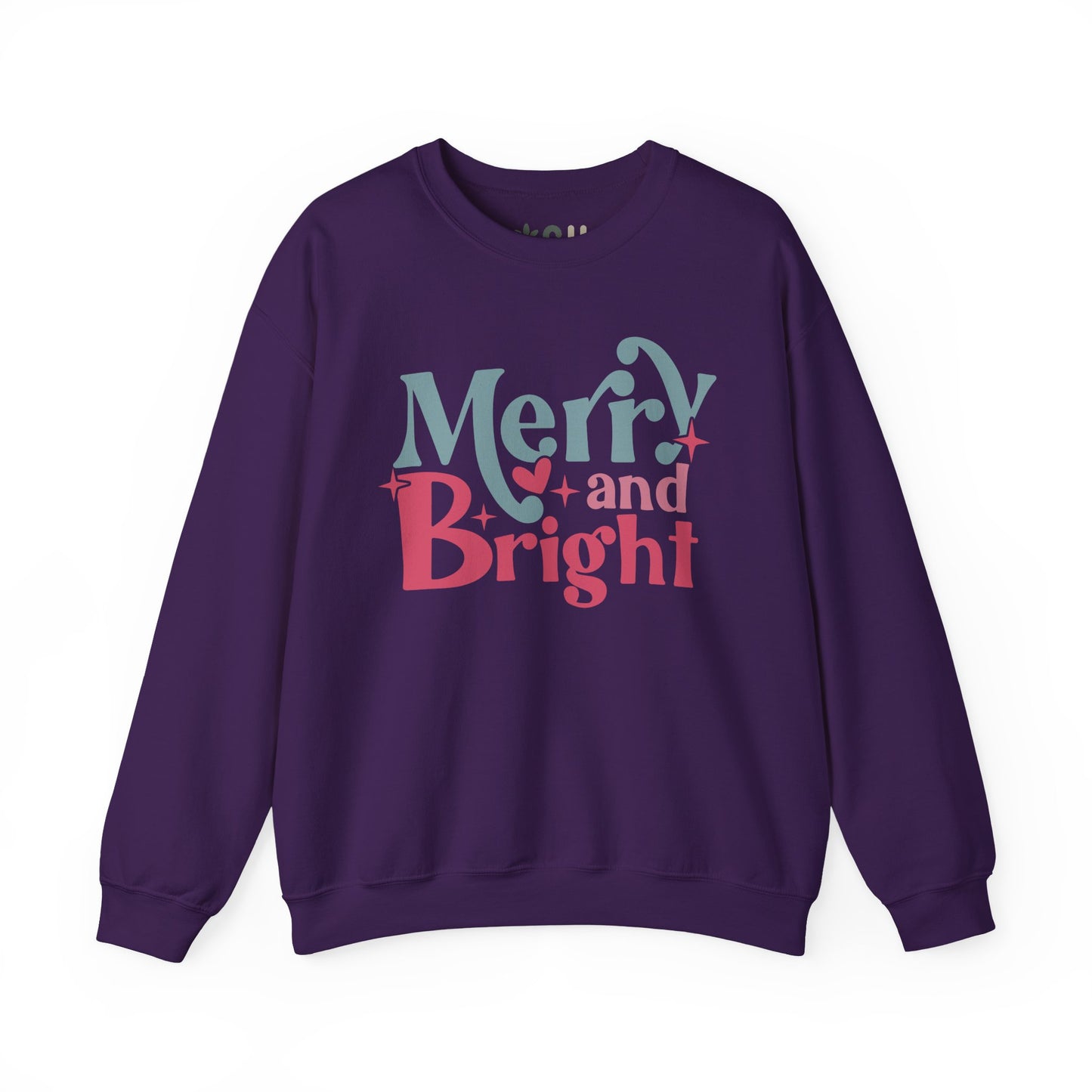 "Merry & Bright" - Crewneck Sweatshirt