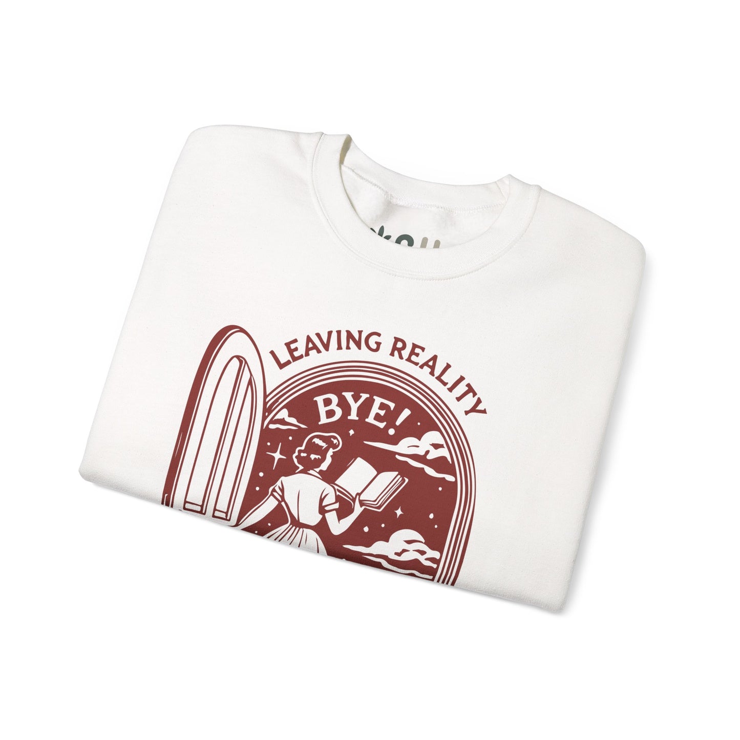 "Leaving Reality, Entering Fiction" Crewneck Sweatshirt
