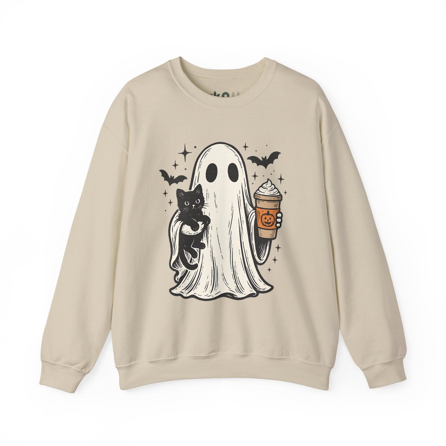 "Ghost and Cat" - Crewneck Sweatshirt