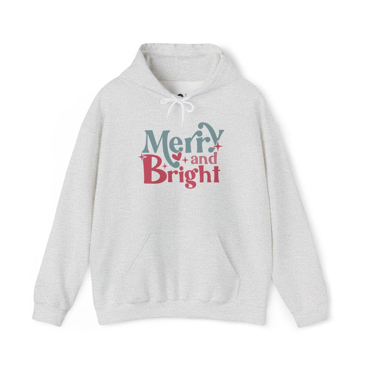 "Merry & Bright?" Hooded Sweatshirt