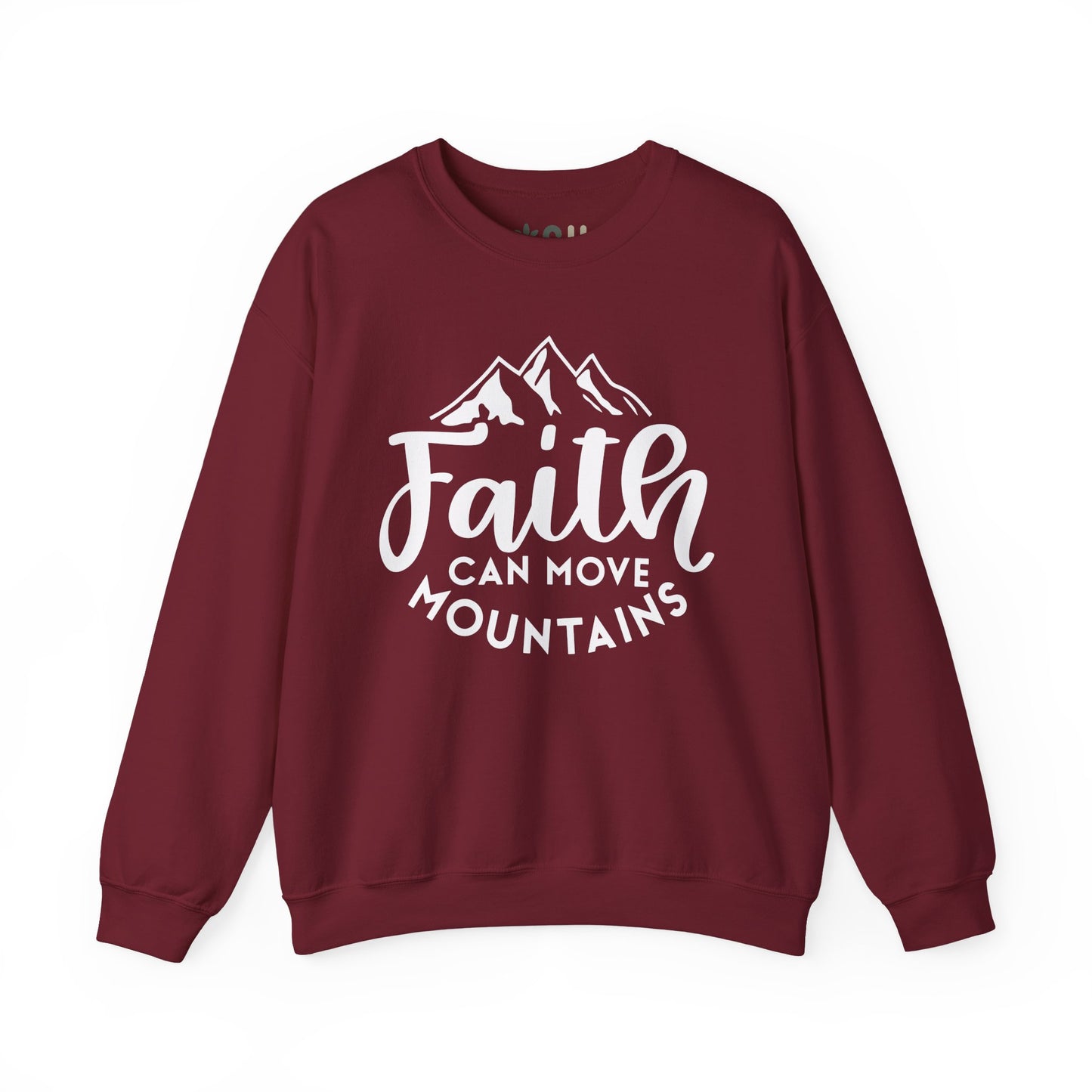 "Faith Can Move Mountains" Crewneck Sweatshirt