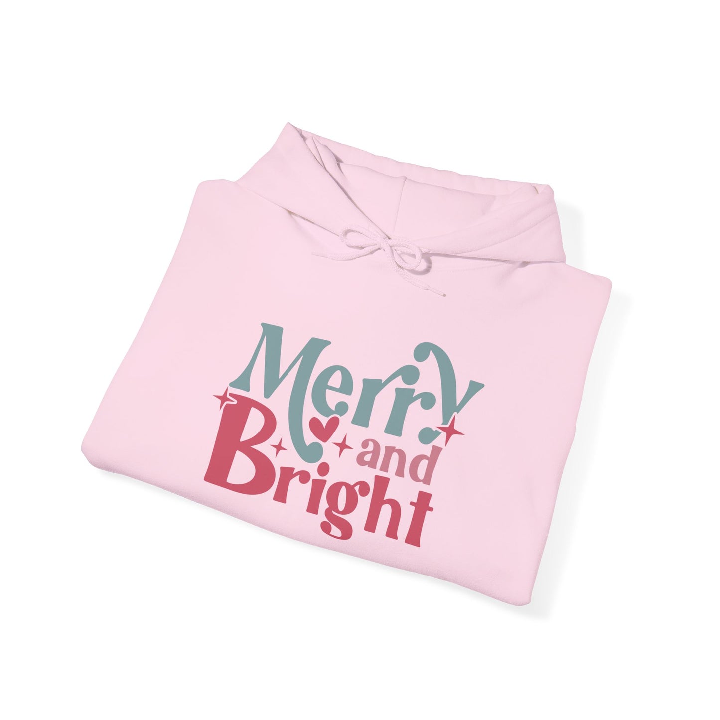"Merry & Bright?" Hooded Sweatshirt