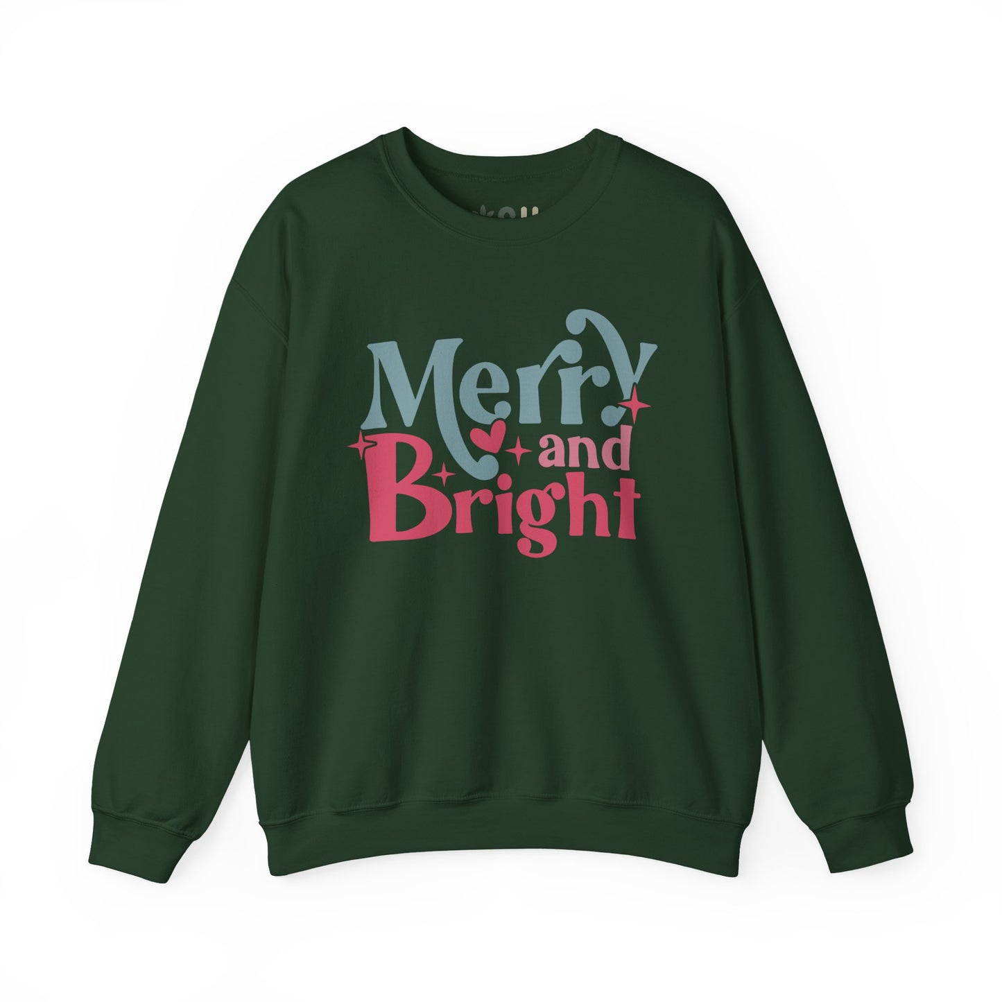 "Merry & Bright" - Crewneck Sweatshirt