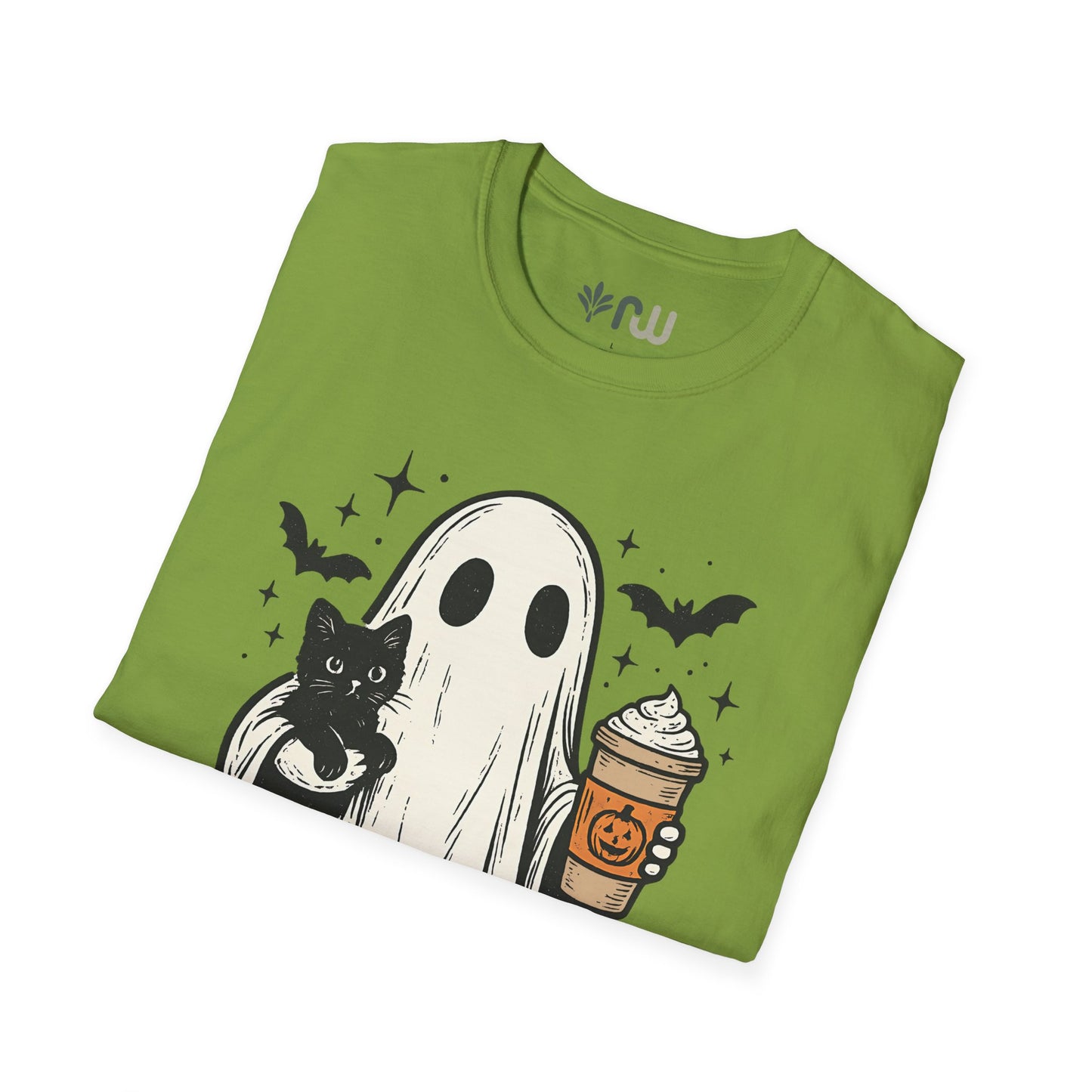 "Ghost and Cat" - Softstyle T-Shirt