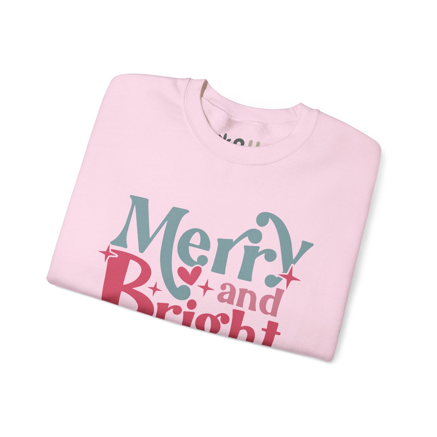 "Merry & Bright" - Crewneck Sweatshirt