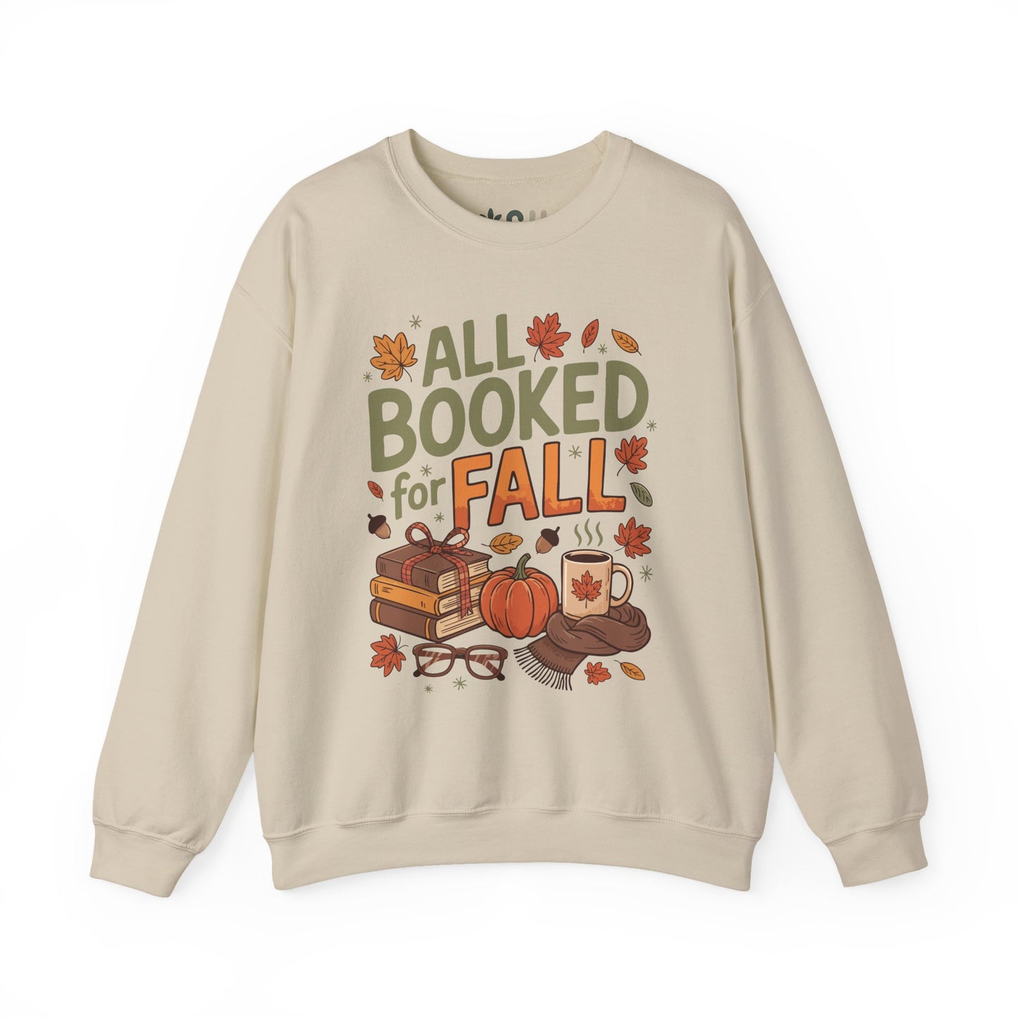 "All Booked for Fall" - Crewneck Sweatshirt
