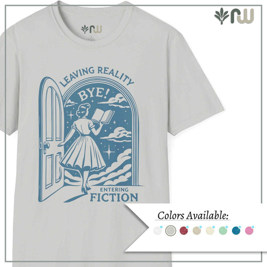 "Leaving Reality, Entering Fiction" Softstyle T-Shirt
