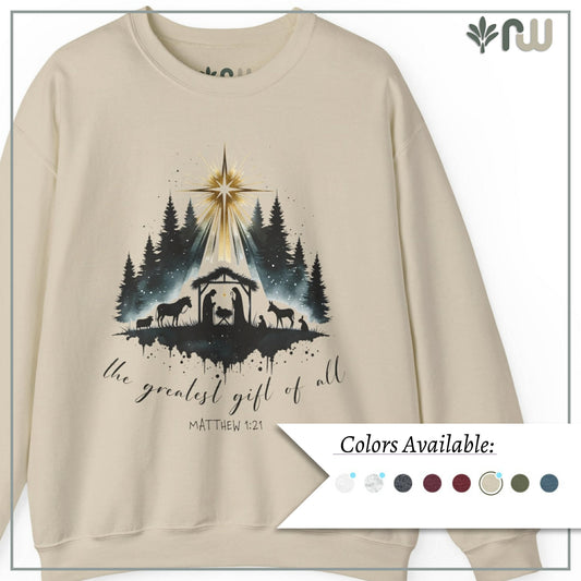 "Greatest Gift of All" - Crewneck Sweatshirt