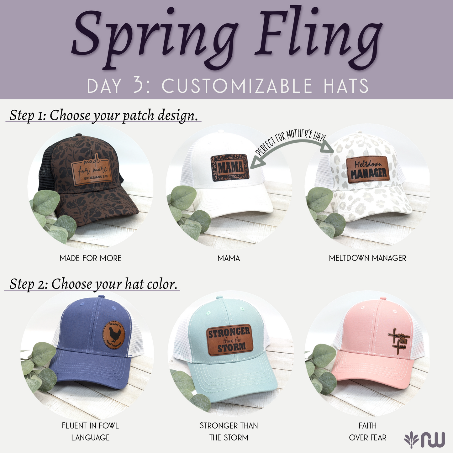 Ponytail Hat - Stronger than the Storm