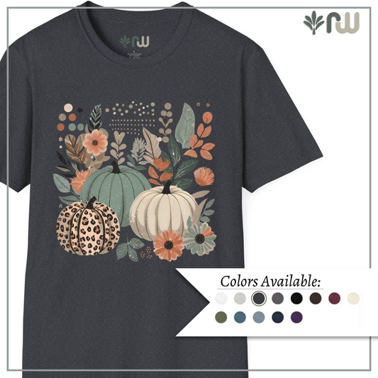 "Boho Pumpkins" - Softstyle T-Shirt