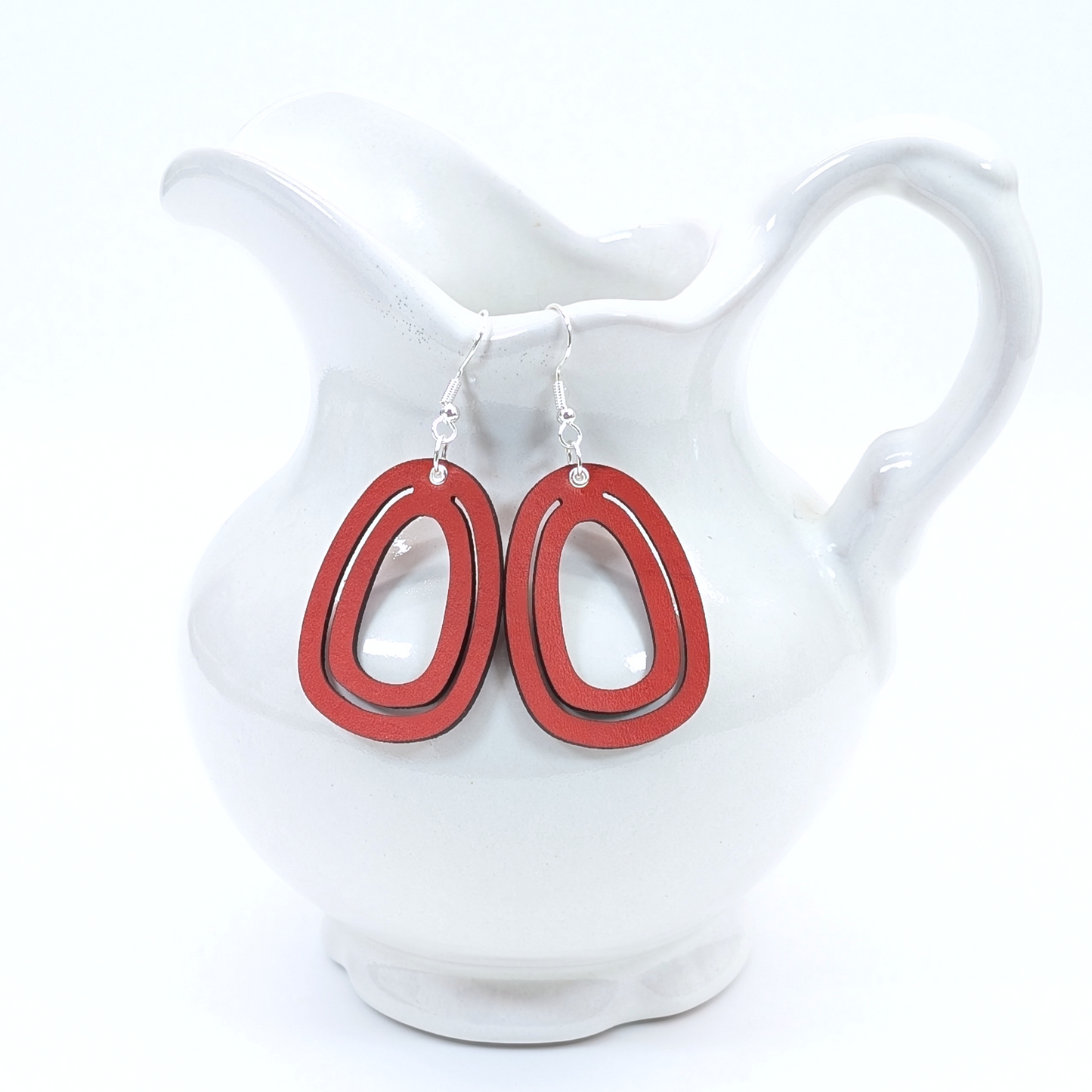 Vault C - Oval Leather Hoop