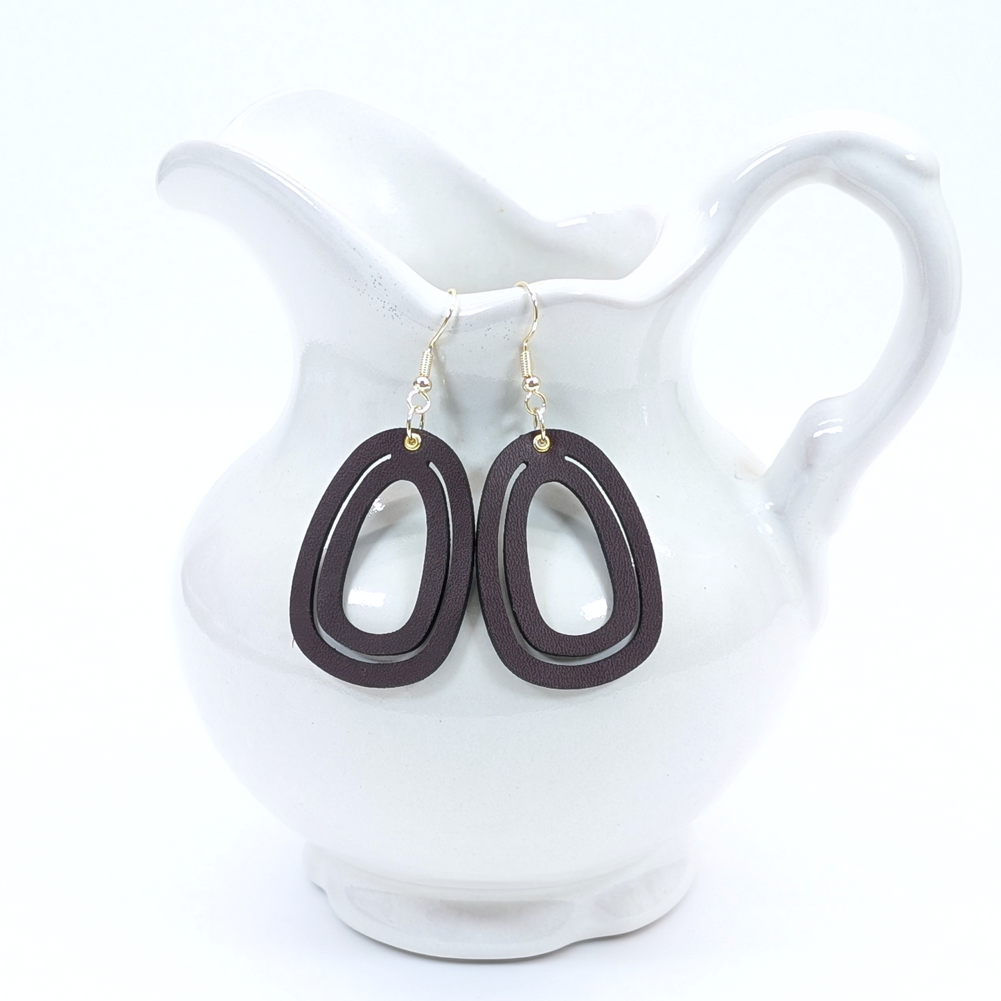 Vault C - Oval Leather Hoop